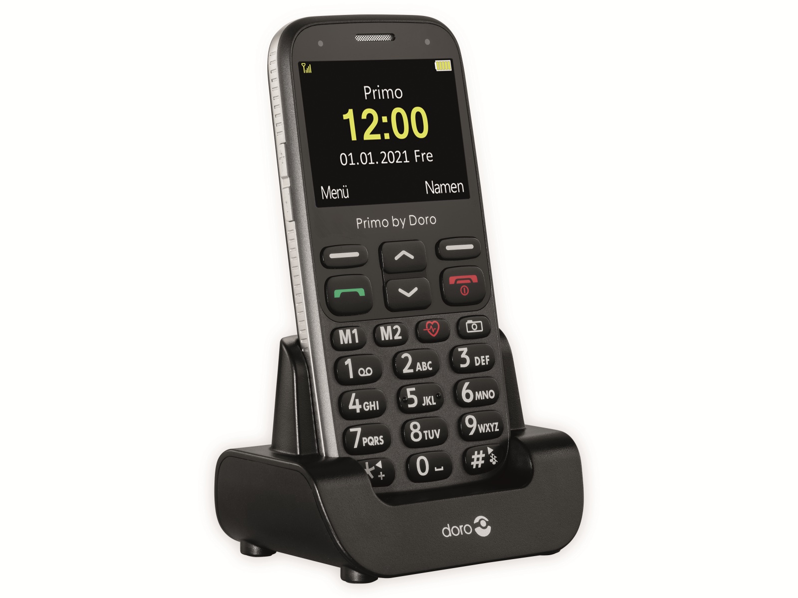 Doro Handy Primo 368, schwarz