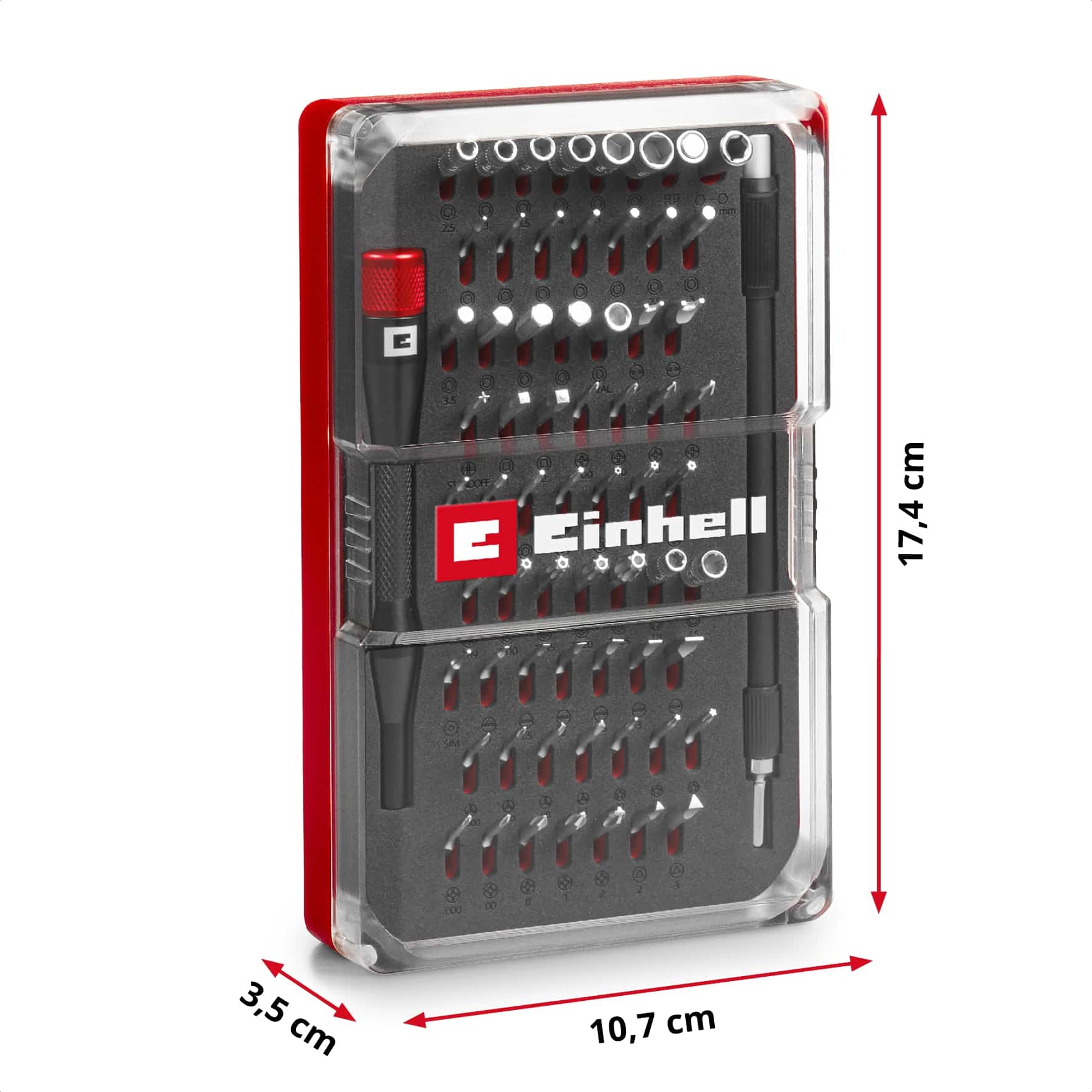 EINHELL Präzisionsbit-Set, 115050, 84-teilig