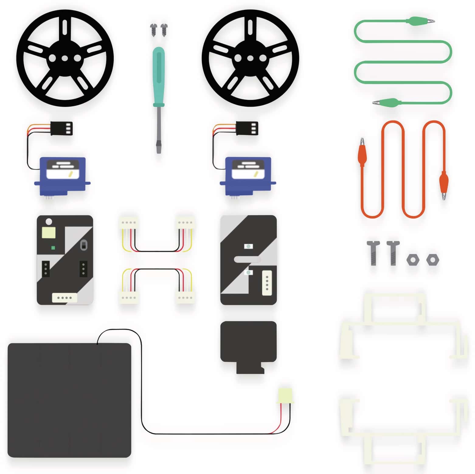 TINY SUPER LAB Calliope Motion Kit -Die mobile Ergänzung für Deinen Calliope mini