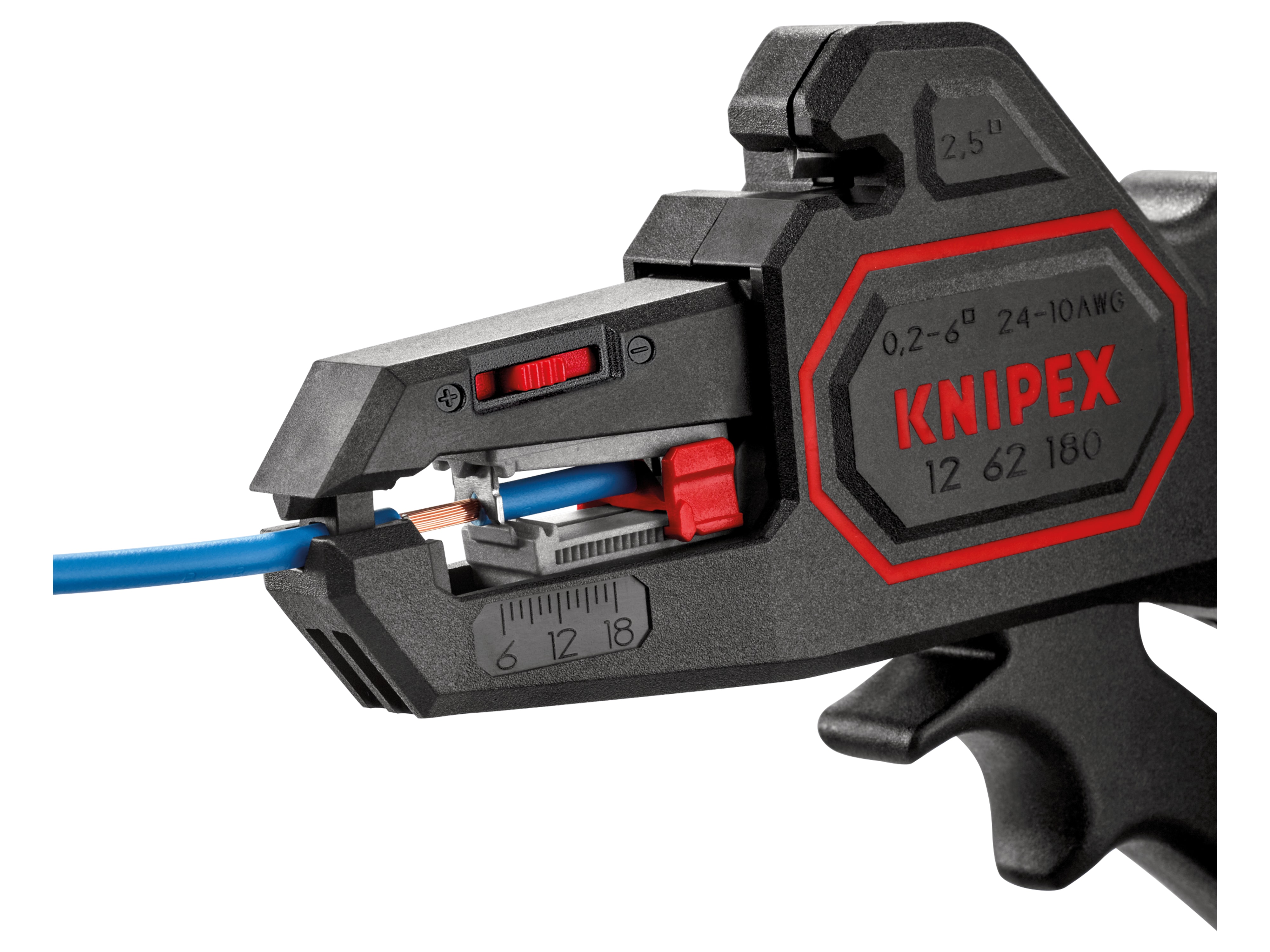 KNIPEX Automatische Abisolierzange, 12 62 180