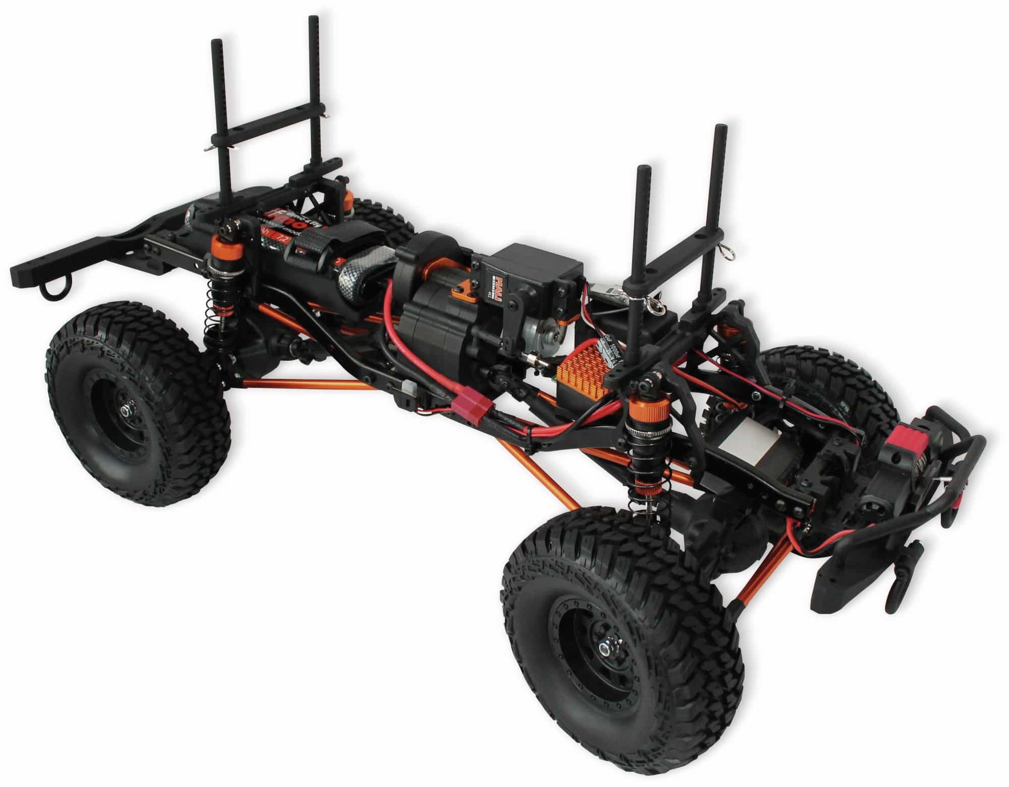 df models Crawler DF-4J, schwarz, 4WD brushed, 1:10 XXL, RTR mit Beleuchtung