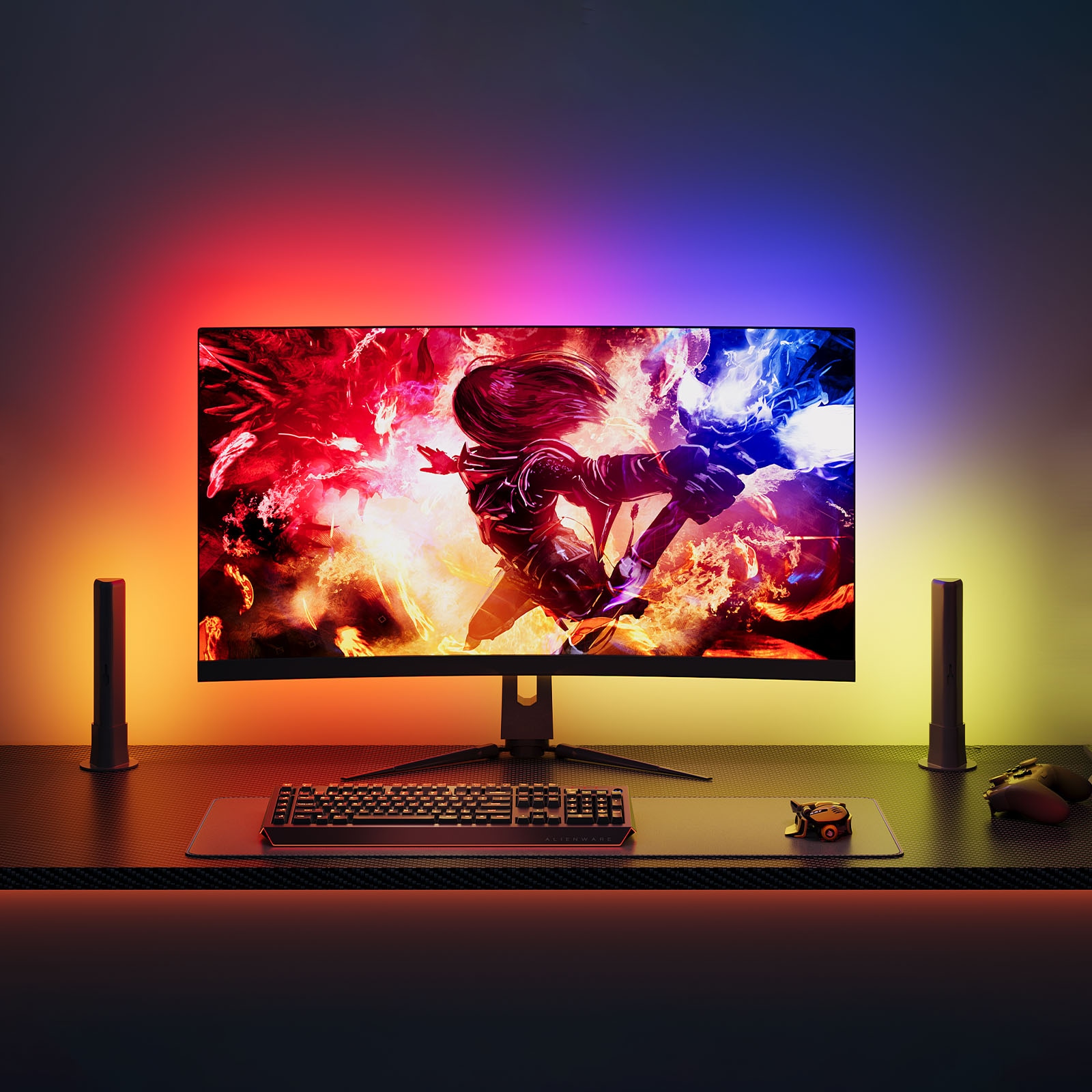 GOVEE LED-Leuchten-Kit für 27...34" PC Monitore, EEK: G, Wi-Fi, Bluetooth