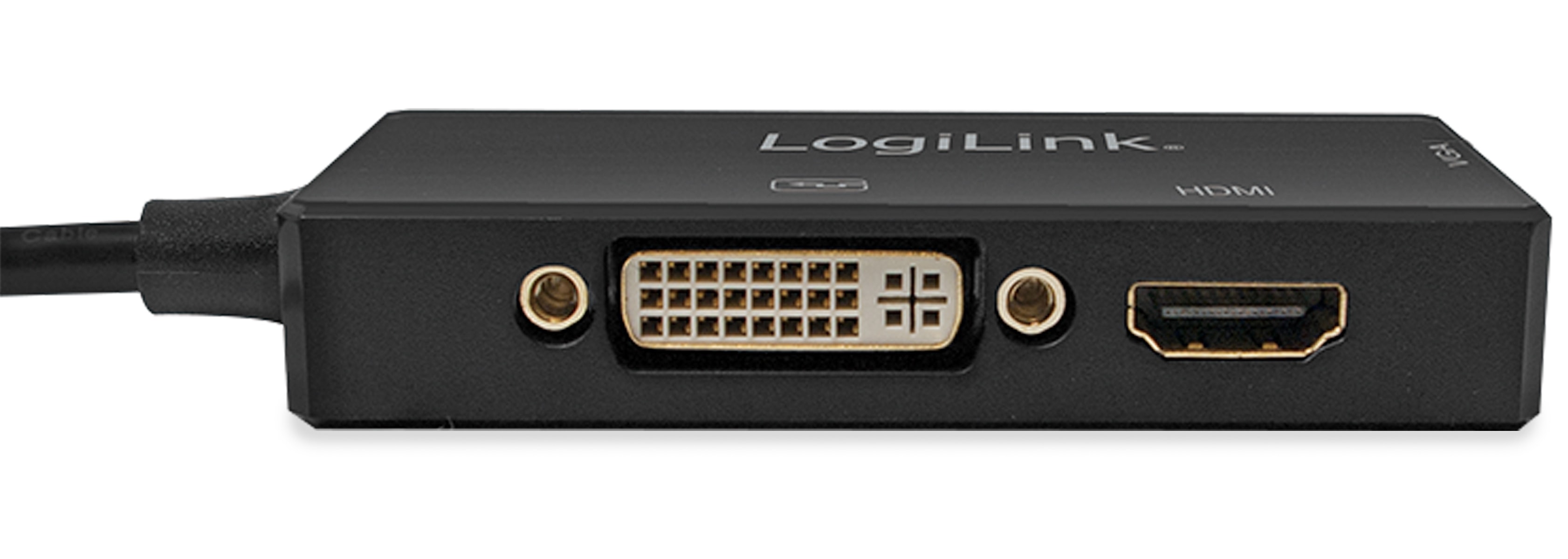 LOGILINK DisplayPort-Adapter CV0109, DVI, HDMI, VGA