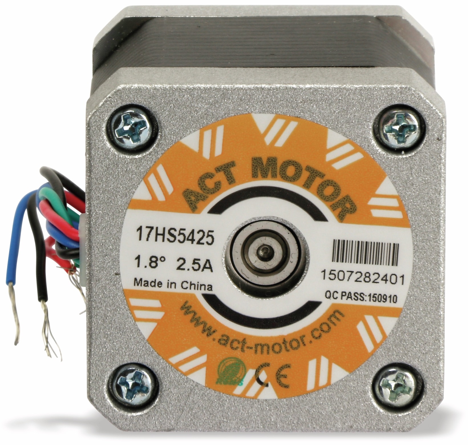 ACT MOTOR Schrittmotor 17HS5425 1,8°, 2 Phasen, 3,1 V