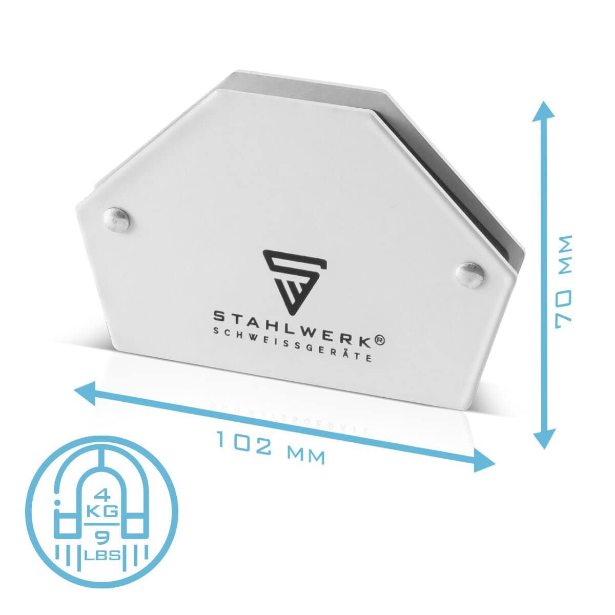 STAHLWERK Magnet-Schweißwinkel-Set, 5345, 6-teilig