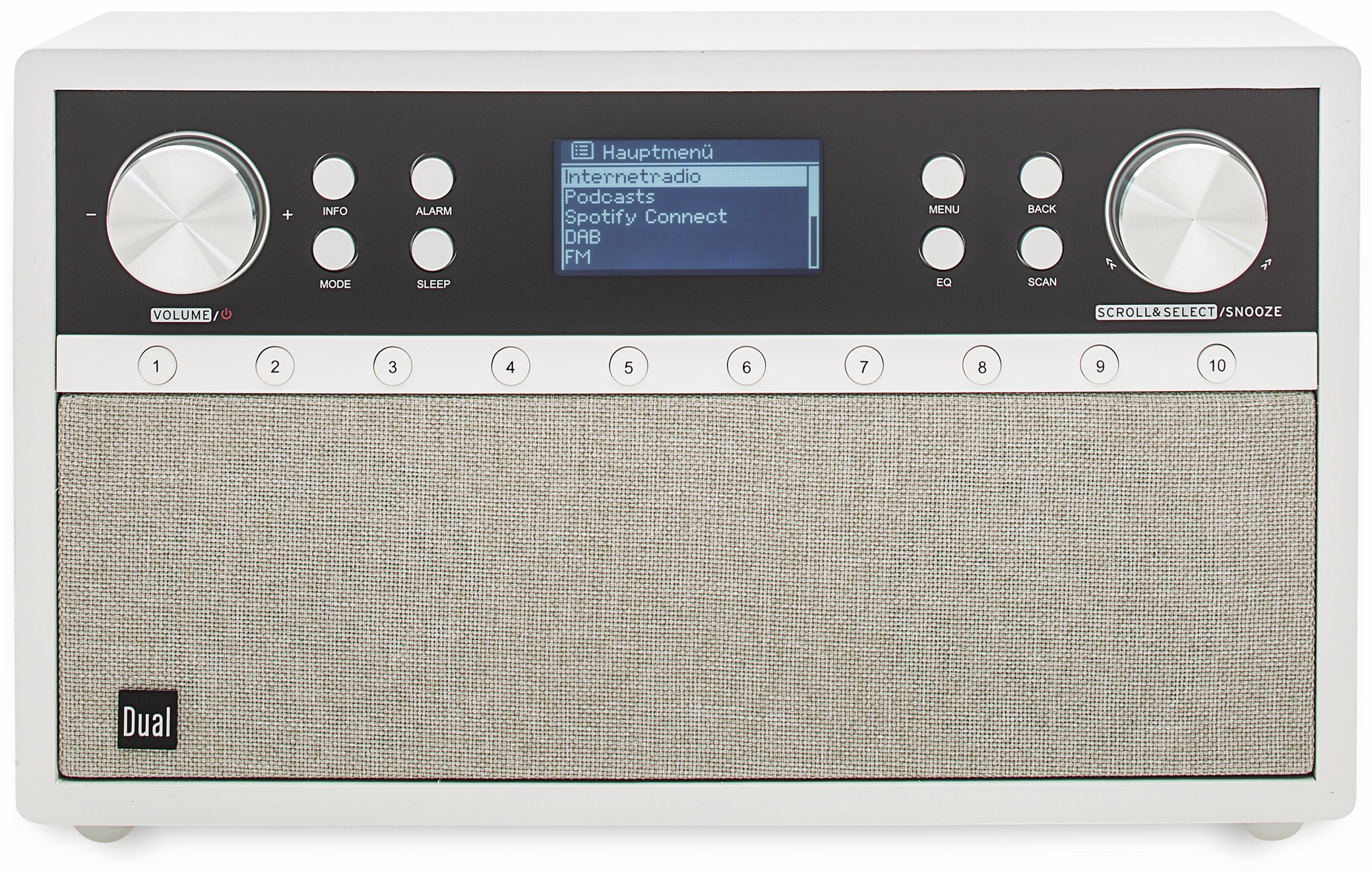 Dual DAB+/Internetradio IR 105S, silber, DAB+, Wlan, Bluetooth