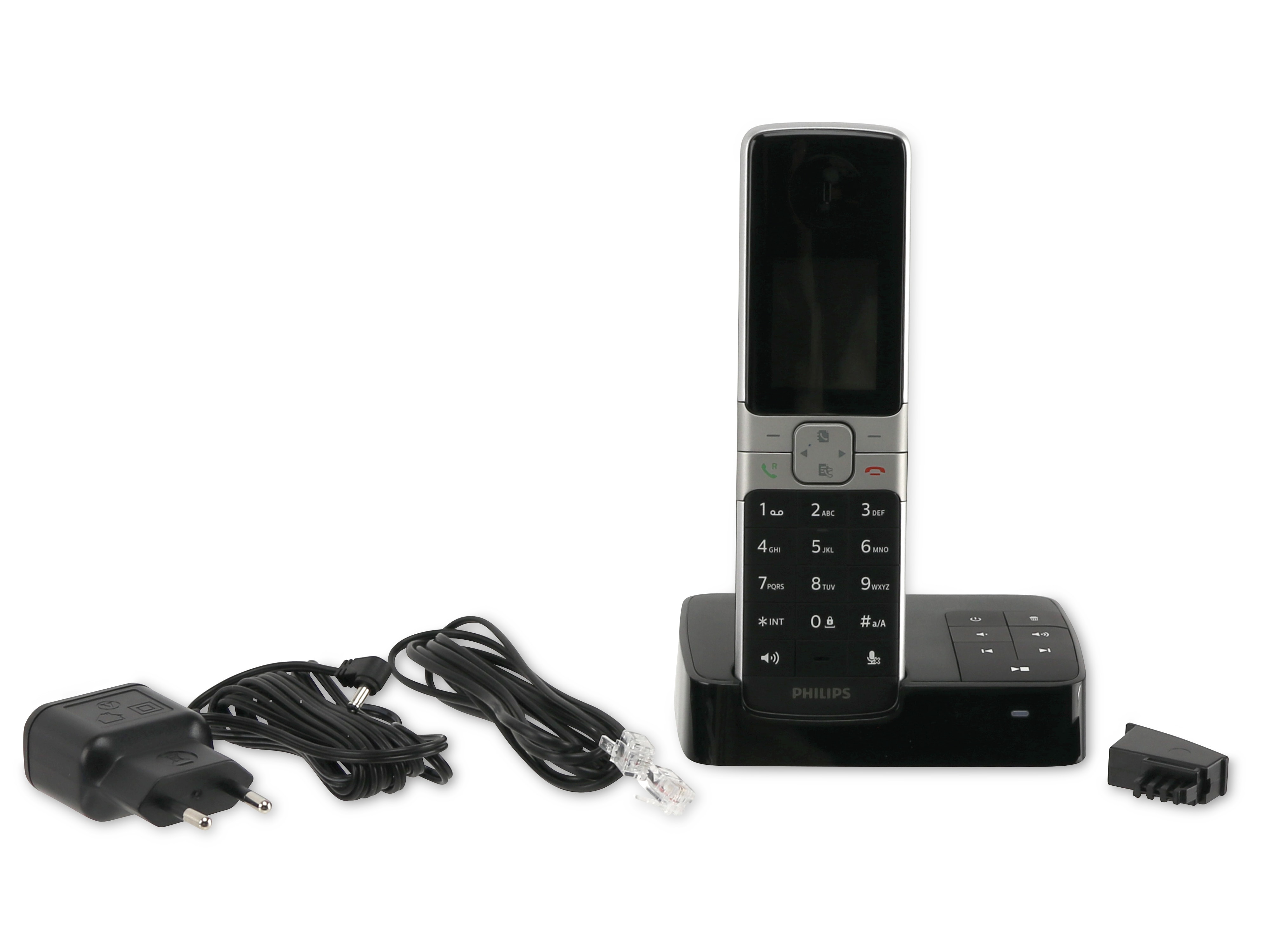 PHILIPS DECT-Telefon D6351B, 1 Mobilteil, Anrufbeantworter