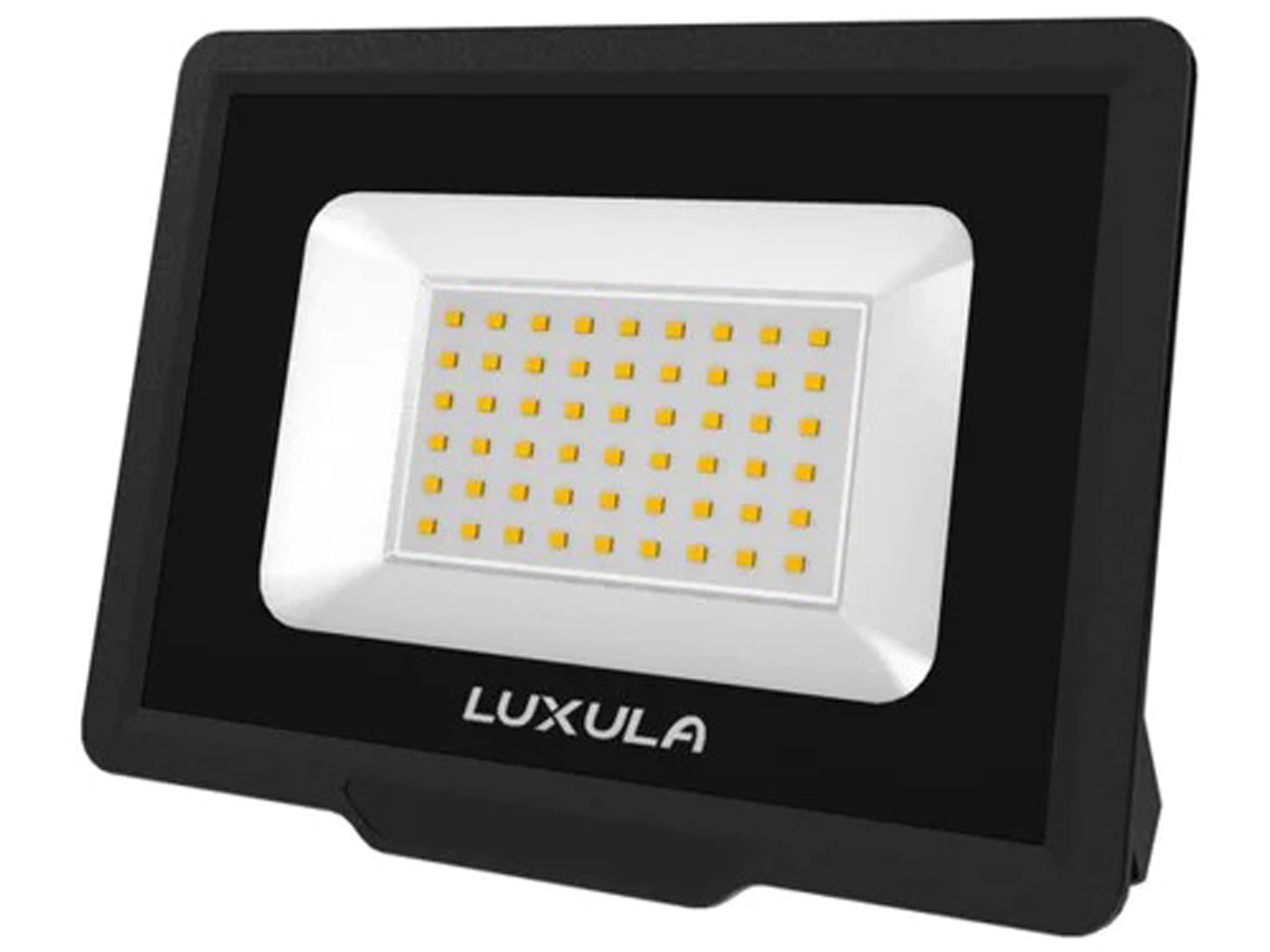 LUXULA LED-Fluter, EEK: F, 50W, 5000lm, 3000K, schwarz