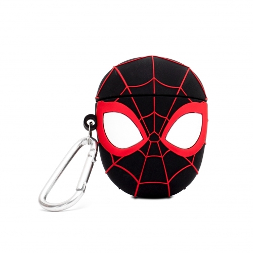 THUMBSUP! 3D AirPods Case Spiderman, Schwarz