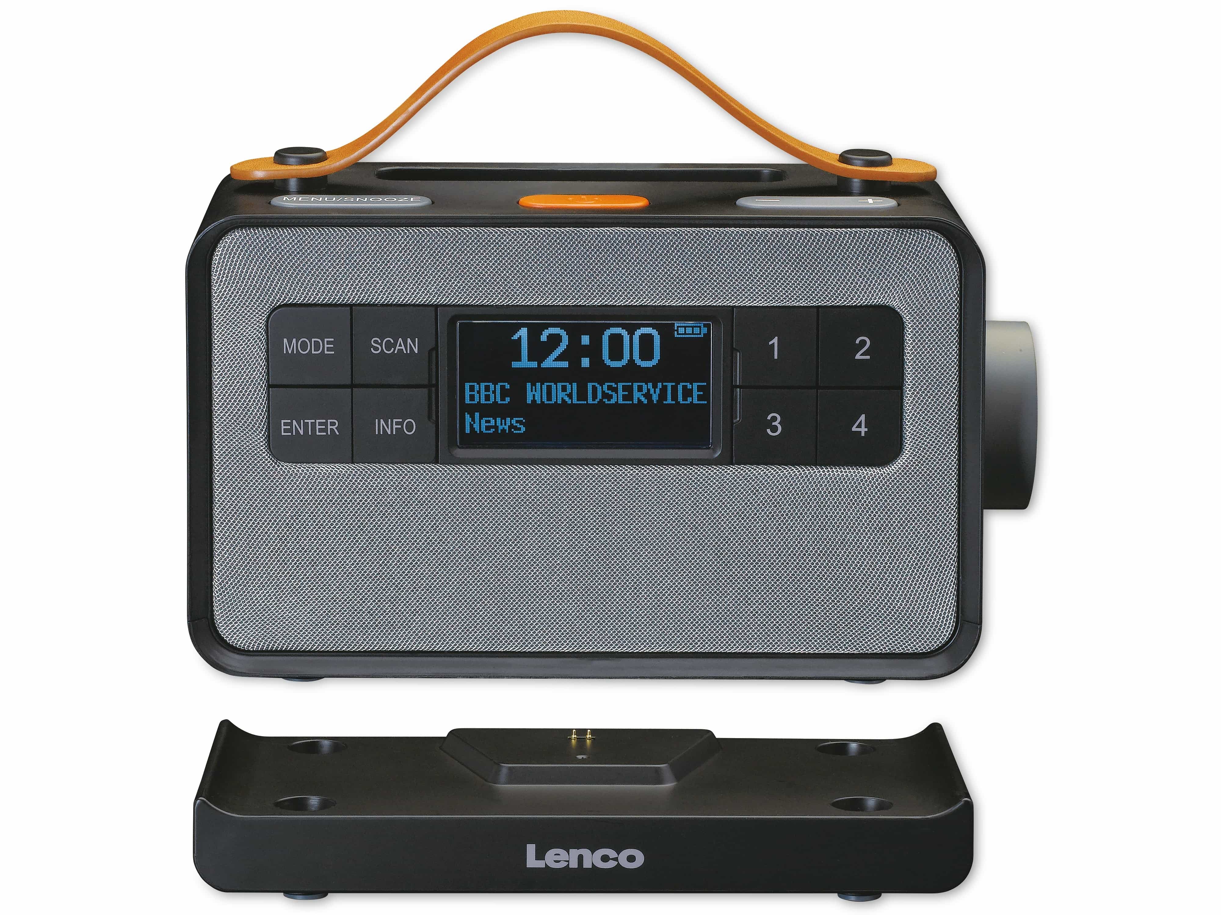 LENCO DAB+/FM Radio PDR-065BK, schwarz