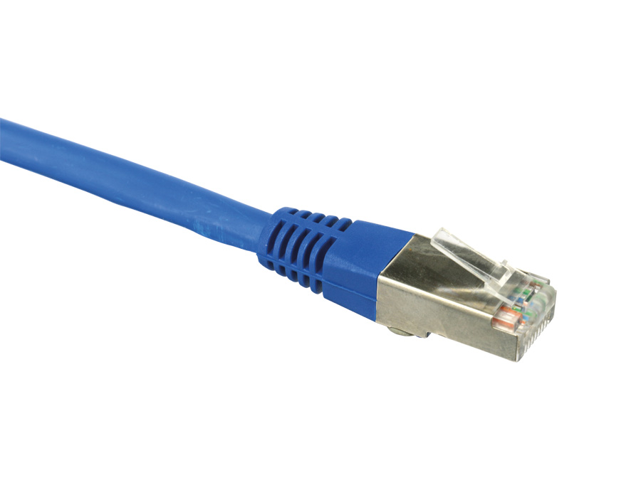 S-IMPULS CAT.6 Patchkabel, 10 m, blau, S-FTP, PIMF