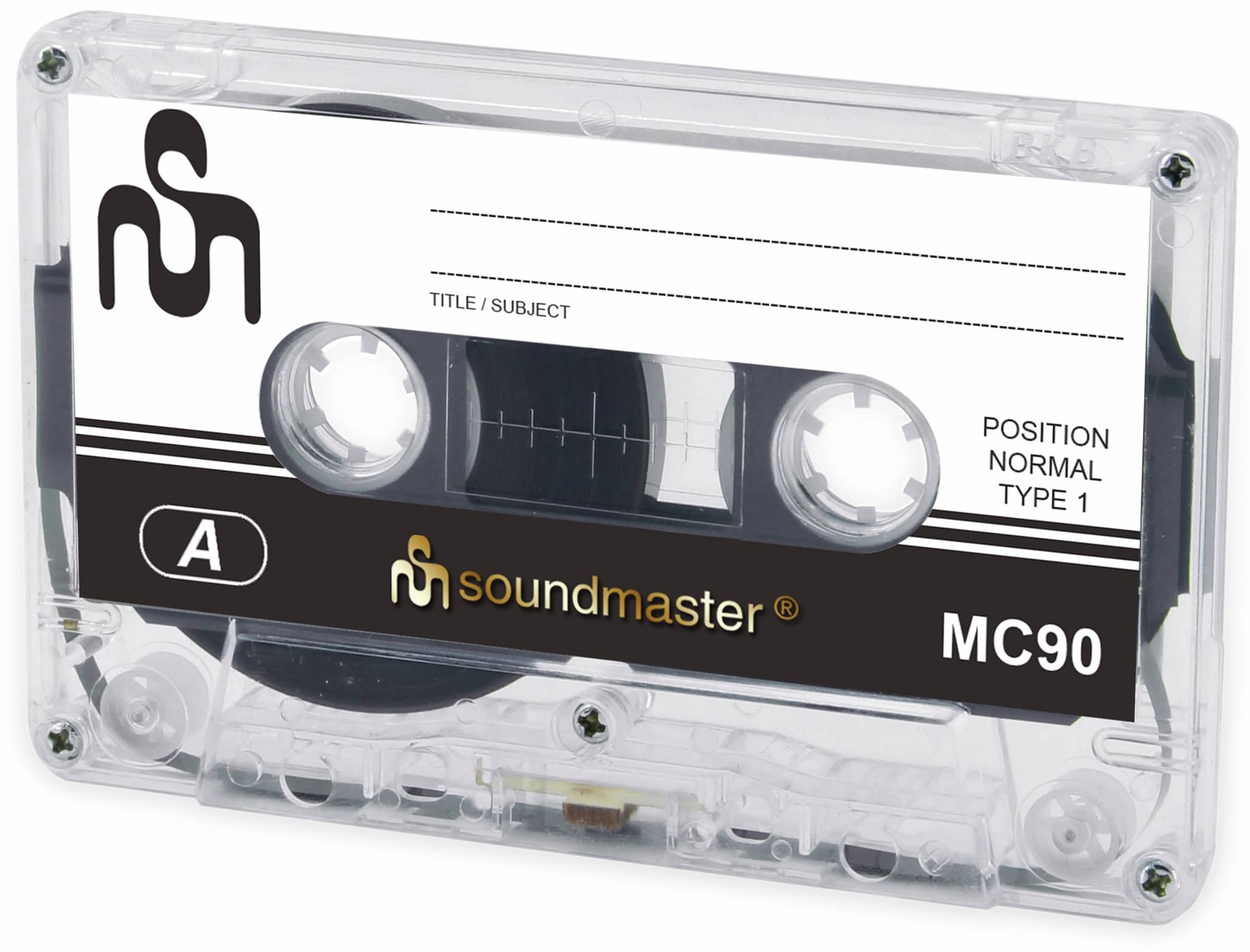 SOUNDMASTER Leerkassette MC90 IEC1, 5er Pack