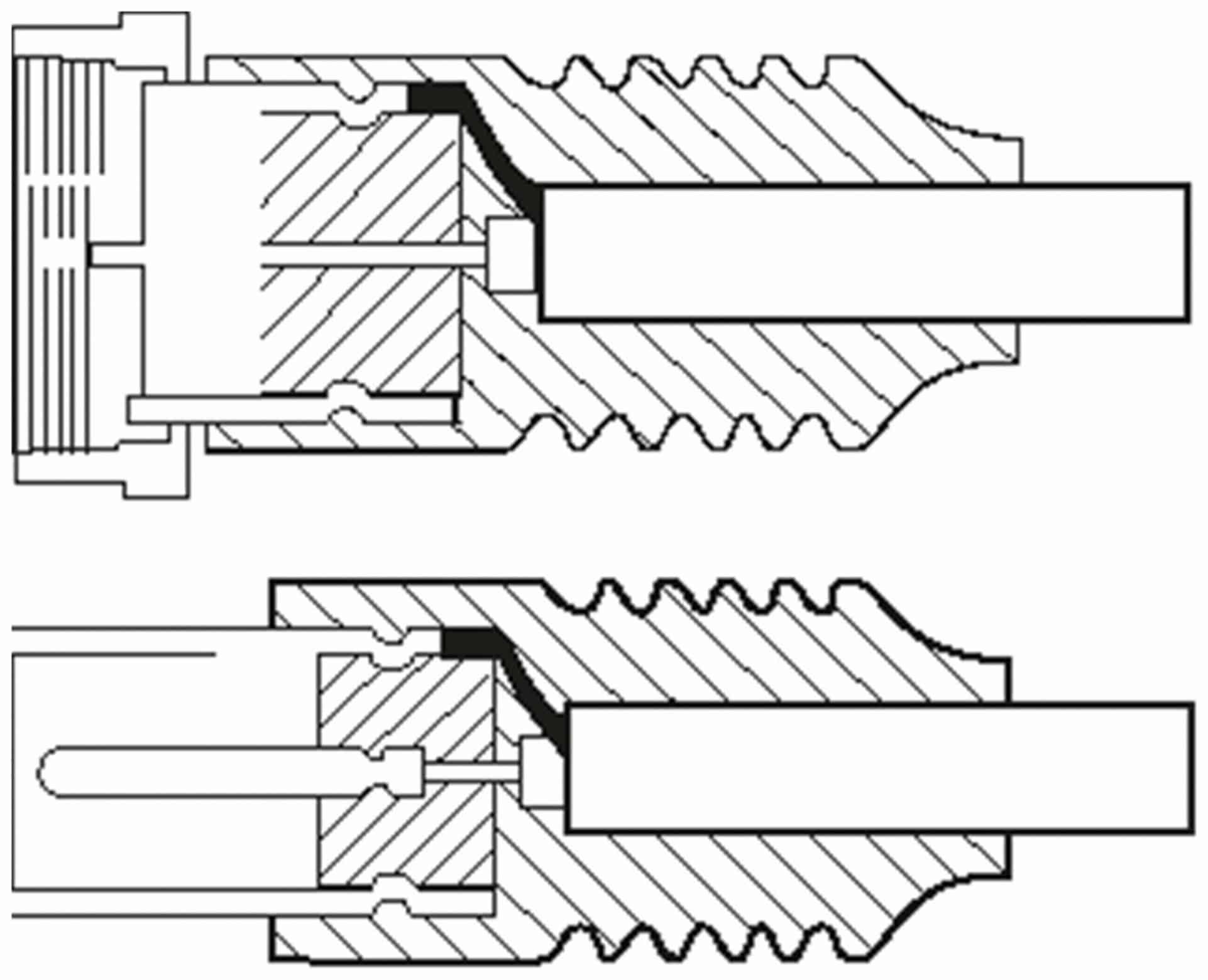 GOOBAY SAT-Antennenanschlusskabel F-Stecker/Koaxstecker, weiß, 2,5 m