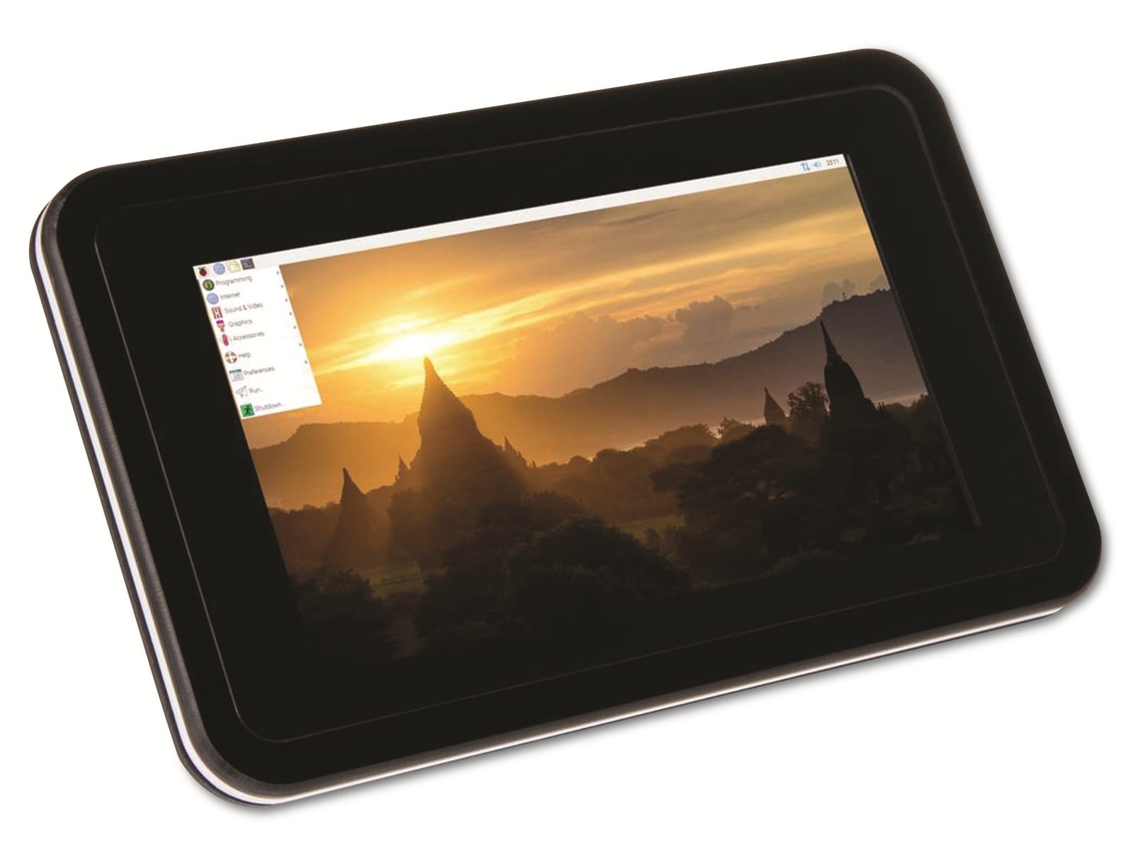 JOY-IT Tablet PC Raspberry Pi® 4B 2GB, 4 x 1.5 GHz, Gehäuse, Netzteil, Noobs OS, Kühlkörper