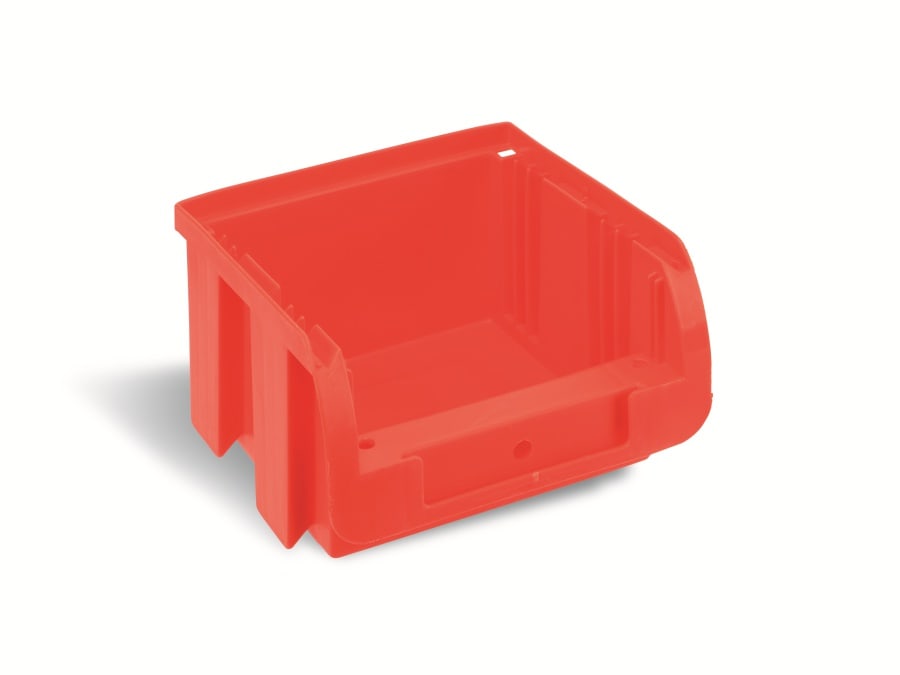ALLIT Stapelsichtbox ProfiPlus Compact 1, 100x100x60 mm, rot