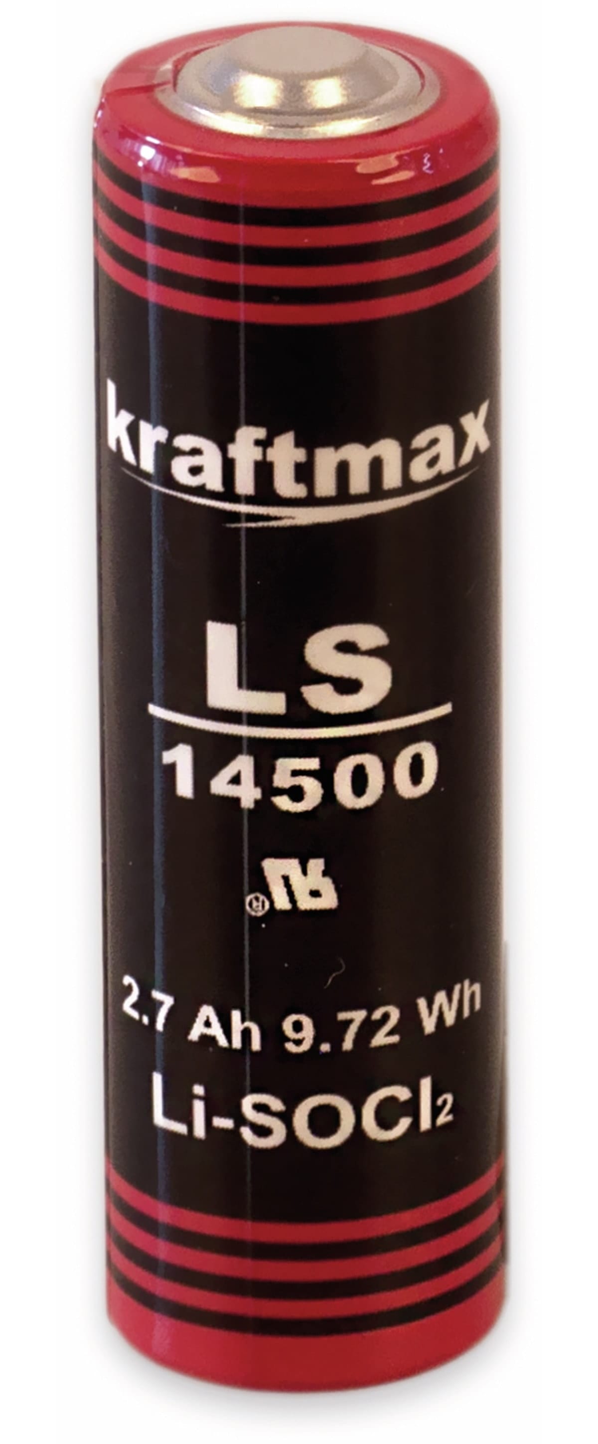 KRAFTMAX Lithium-Batterie LS14500, AA-Zelle, 3,6 V-, 2700 mAh