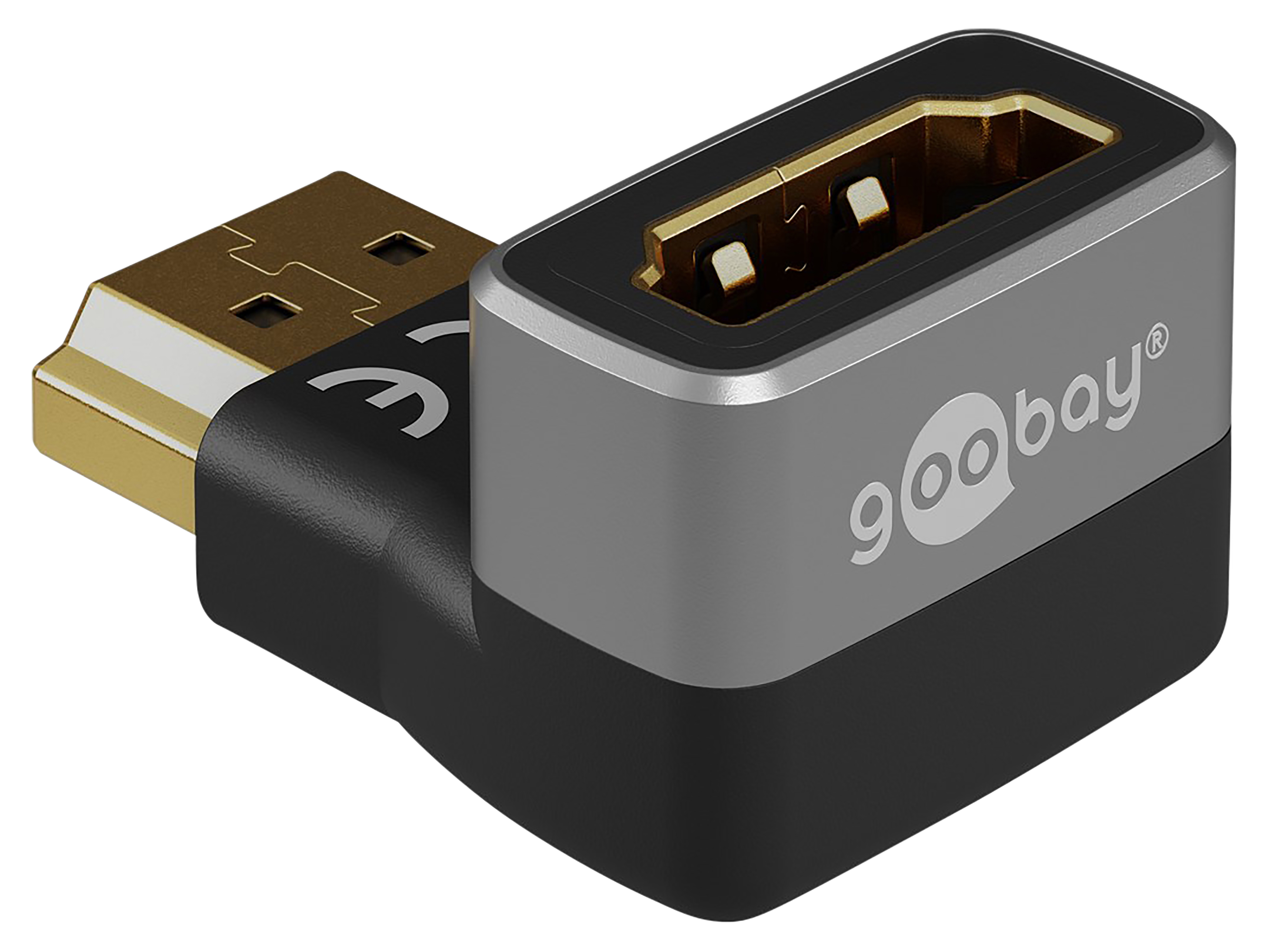 GOOBAY HDMI-Adapter 72011 270° vertikal 8k 60Hz vergoldet