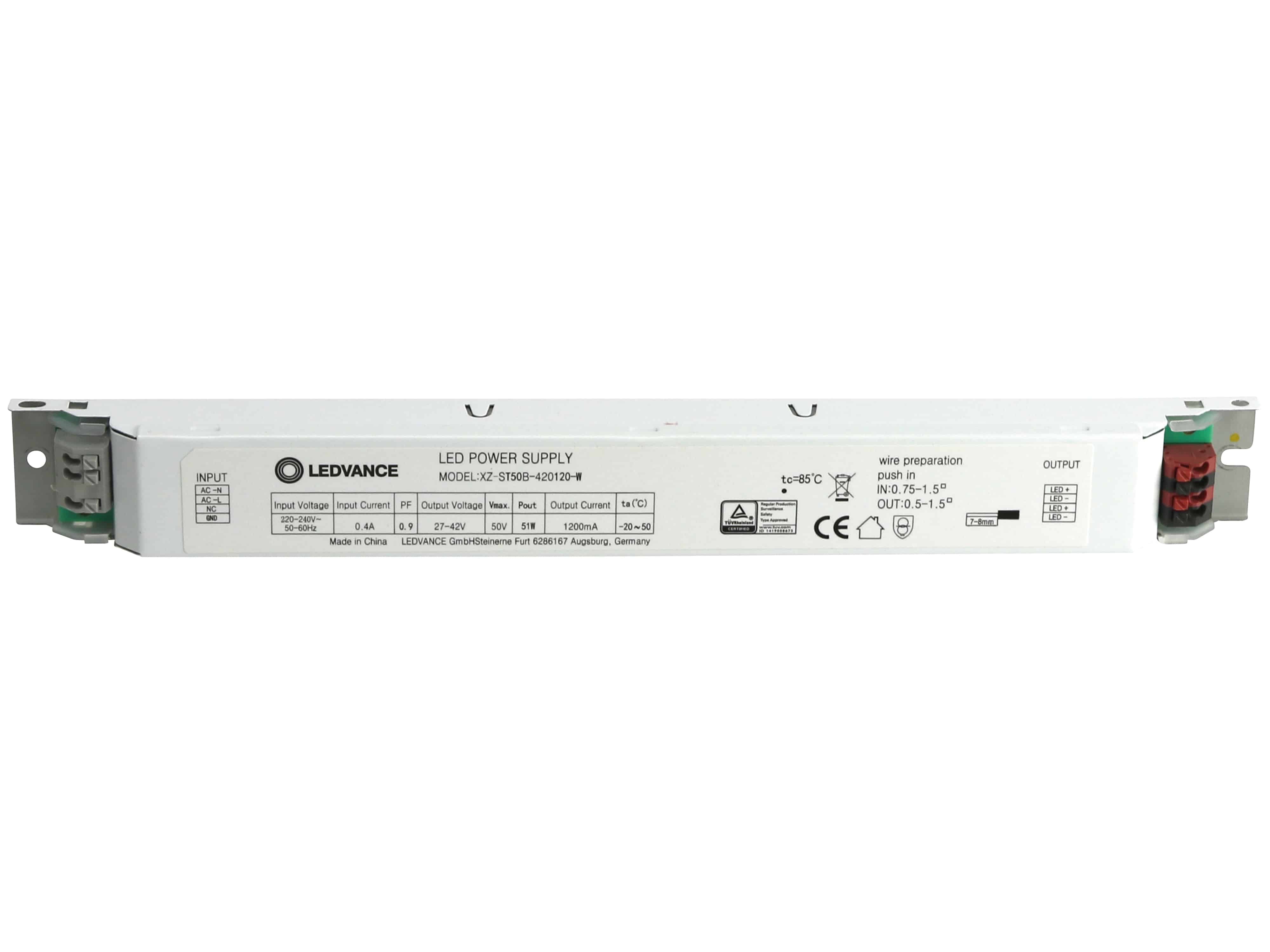 LEDVANCE LED-Schaltnetzteil XZ-ST50B-420120-W, 51 W