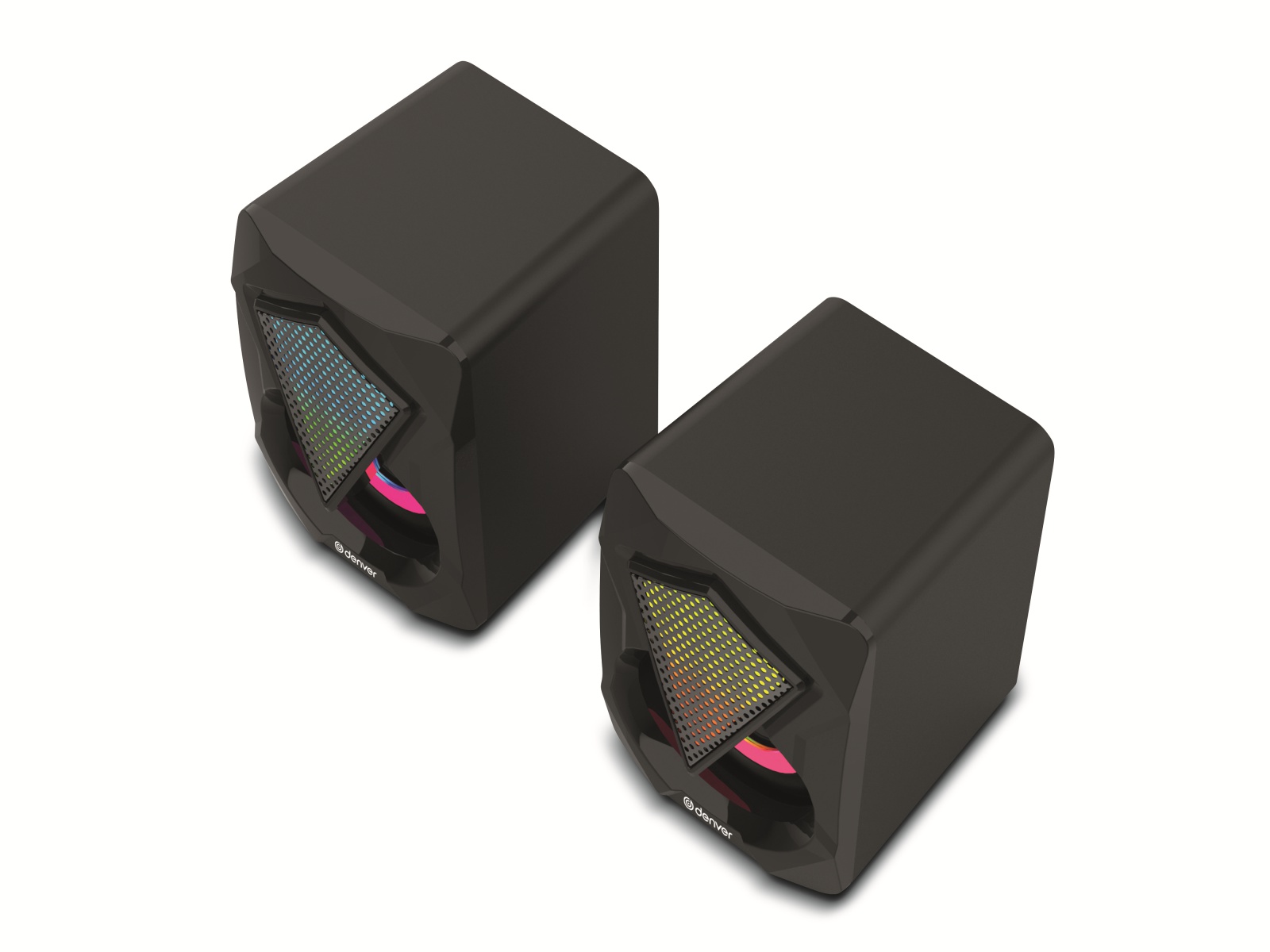 DENVER Gaming-Lautsprecher GAS-500, 2x 3 W, mit Lichtfunktion