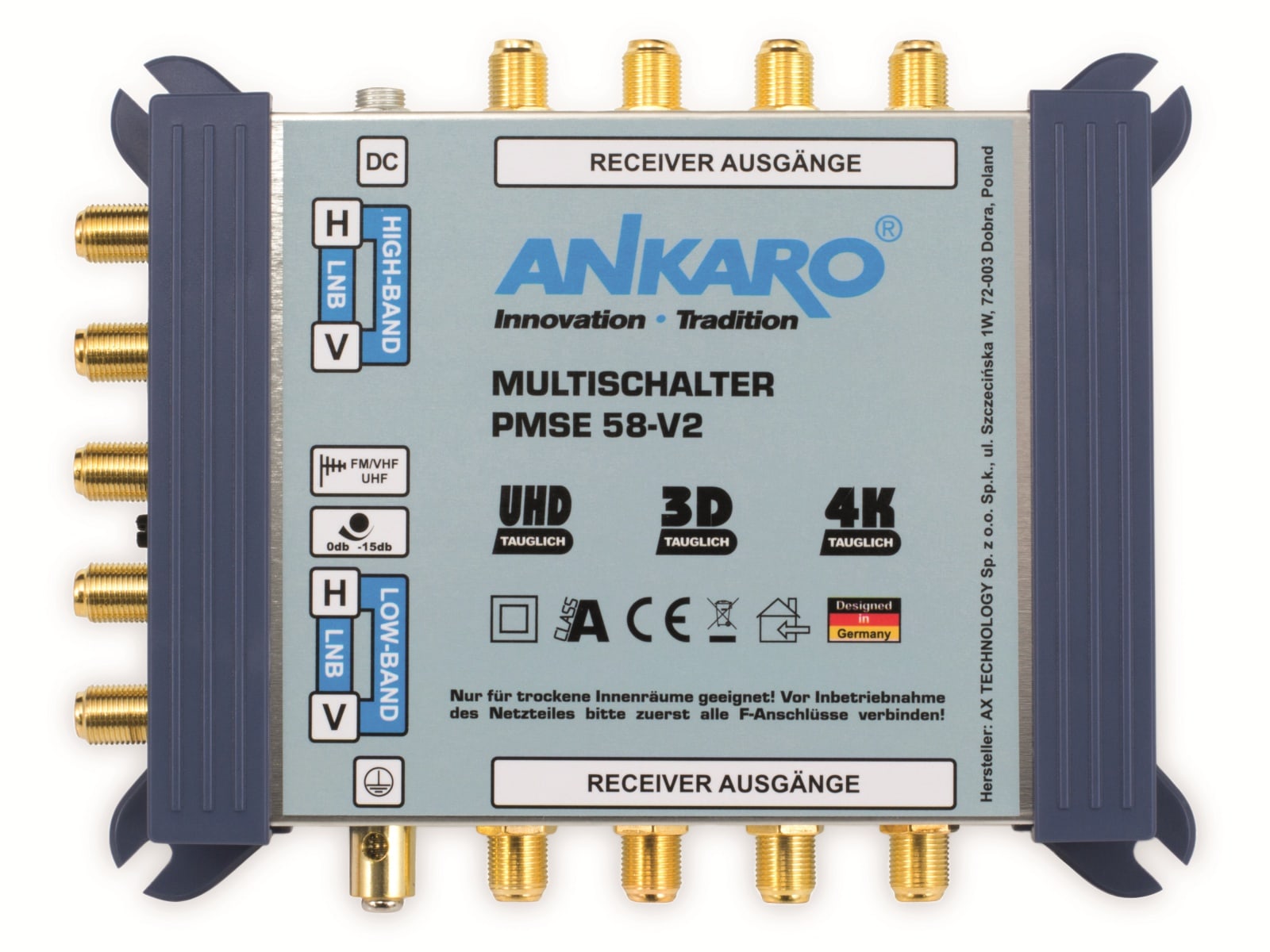 ANKARO SAT-Multischalter PMSE 58-V2, 5/8