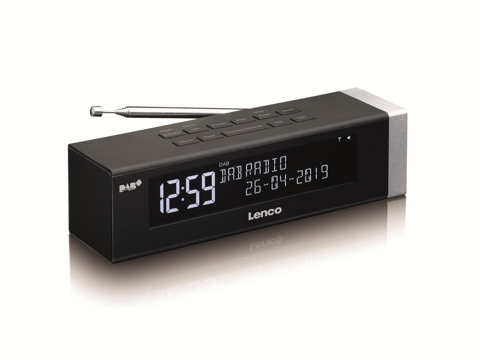 LENCO DAB+/FM Radio CR-630BK, schwarz