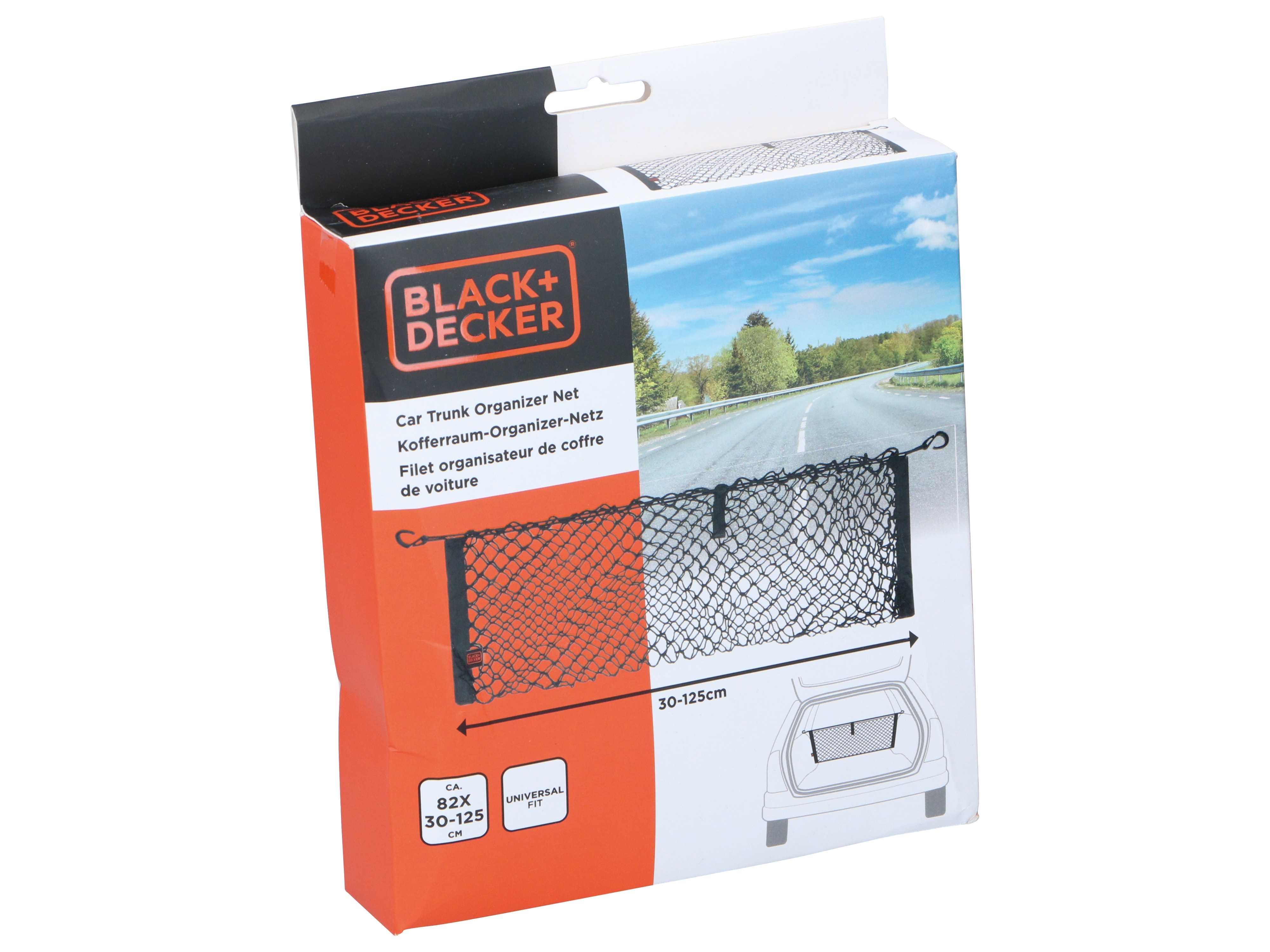 BLACK & DECKER Autositz-Organizer, Rücksitzbefestigung, 125x30 cm 