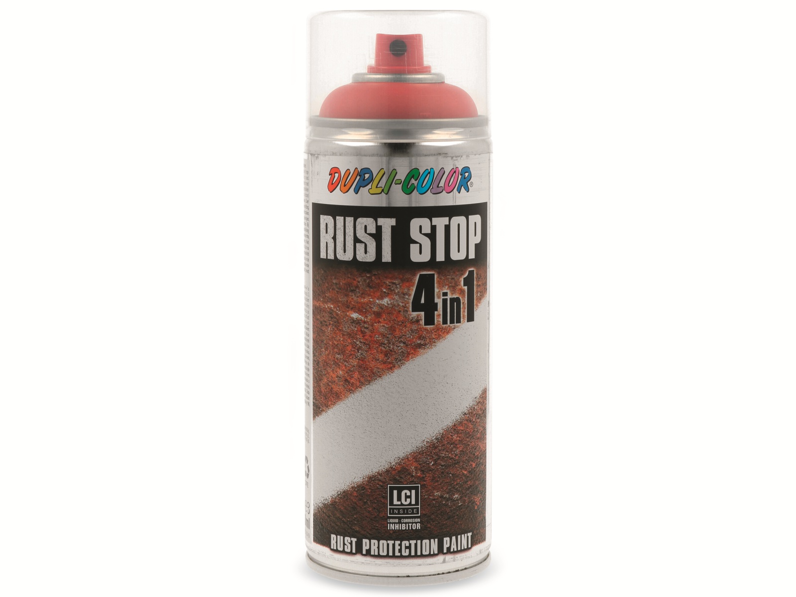 DUPLI-COLOR RUST STOP Spray, feuerrot seidenmatt, 400ml