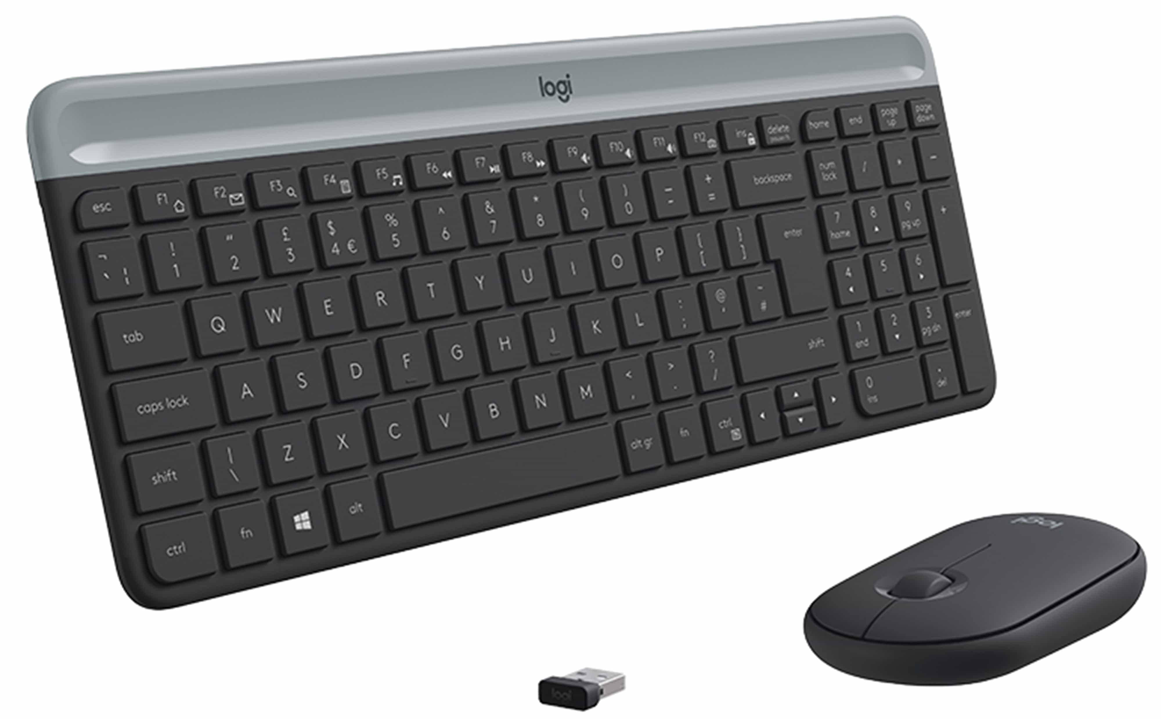 LOGITECH Tastatur- und Mausset MK470 Slim Combo