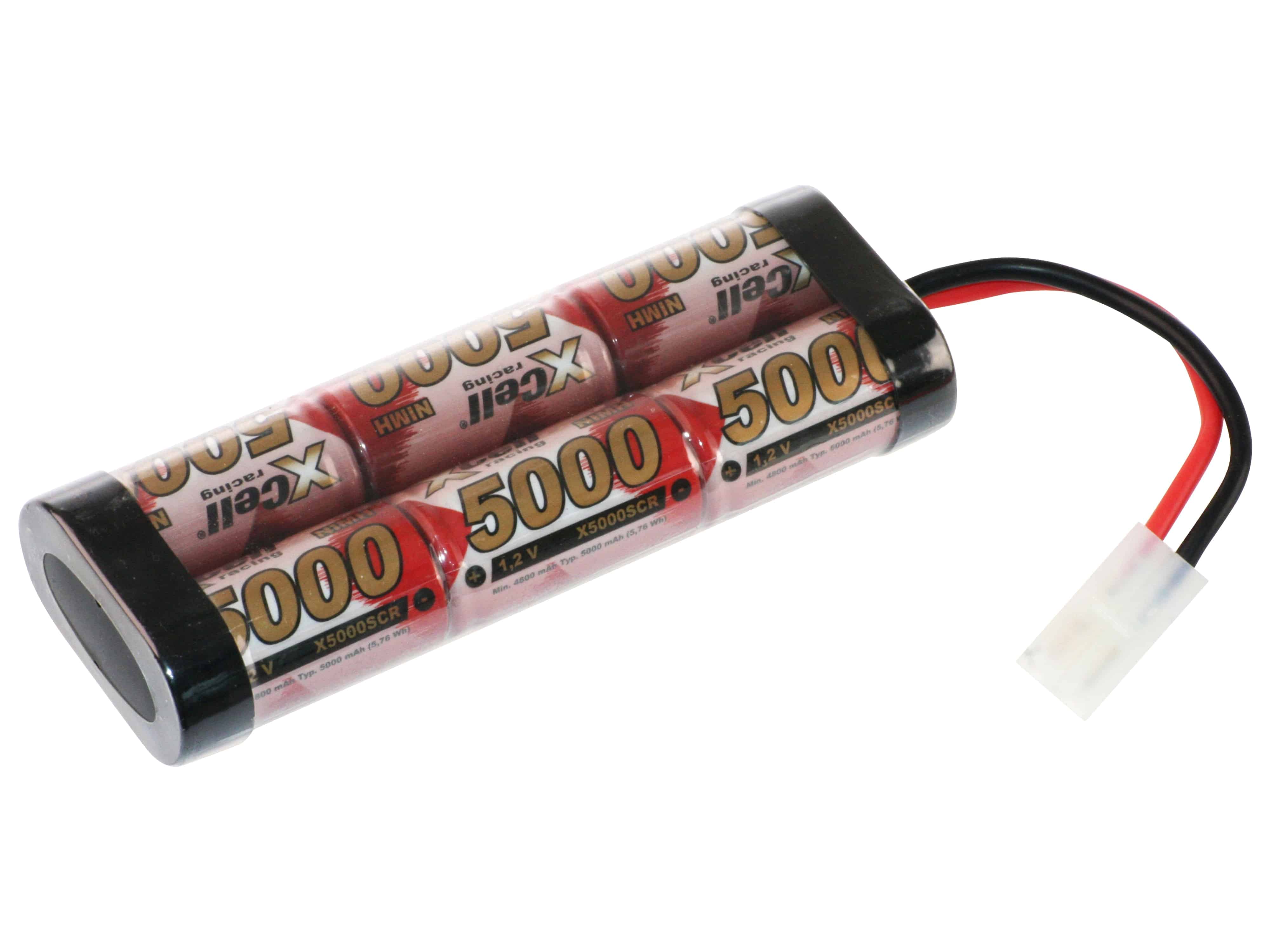 XCELL Ni-MH Akku 137692 RC-Pack, 7,2 V, 5000mAh, L2x3