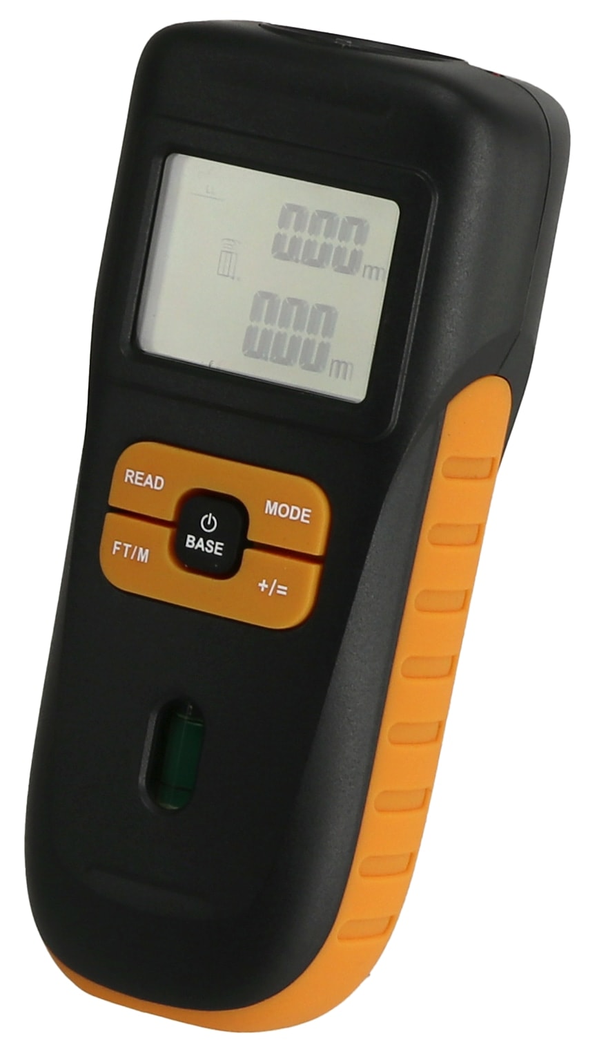 Entfernungsmessgerät, GT-UDM-04, schwarz/orange, Ultraschall