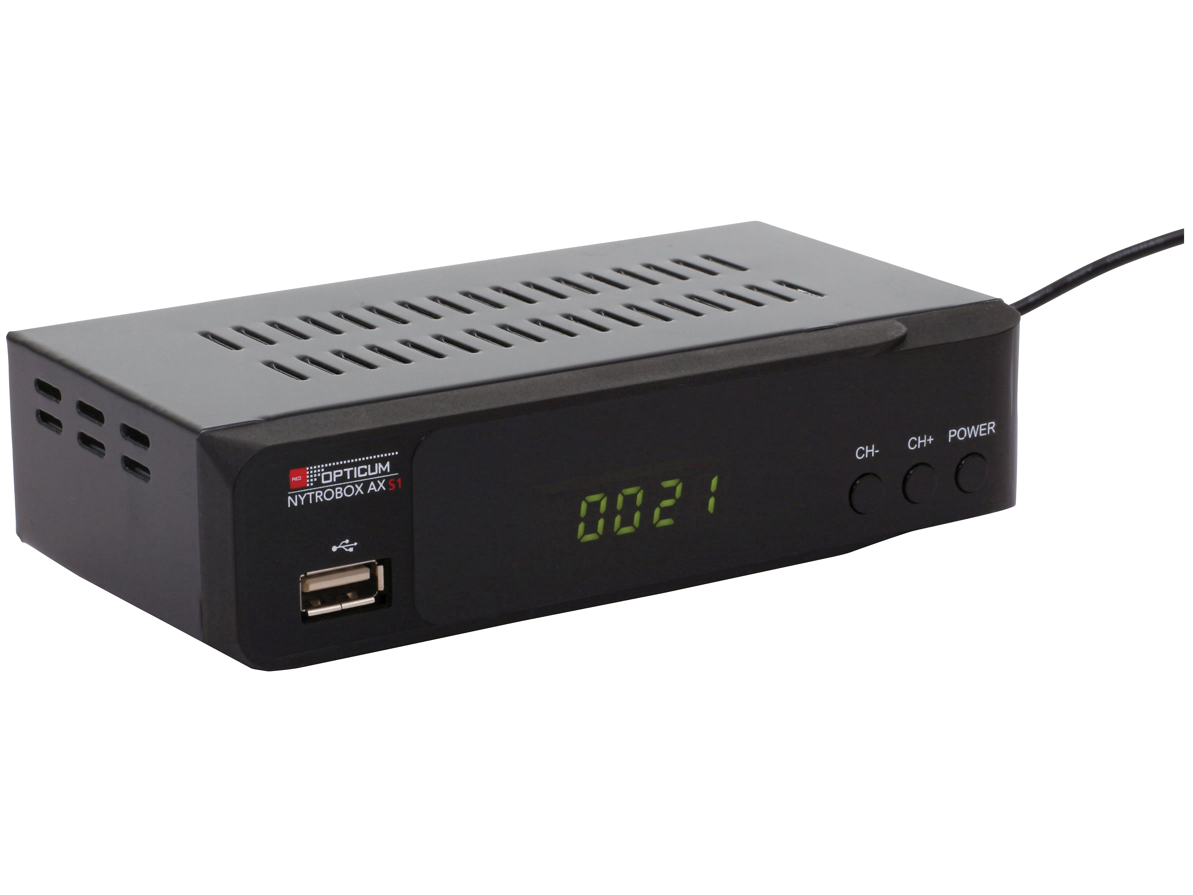 RED OPTICUM DVB-S HDTV Receiver NYTROBOX AXS1, mit PVR 