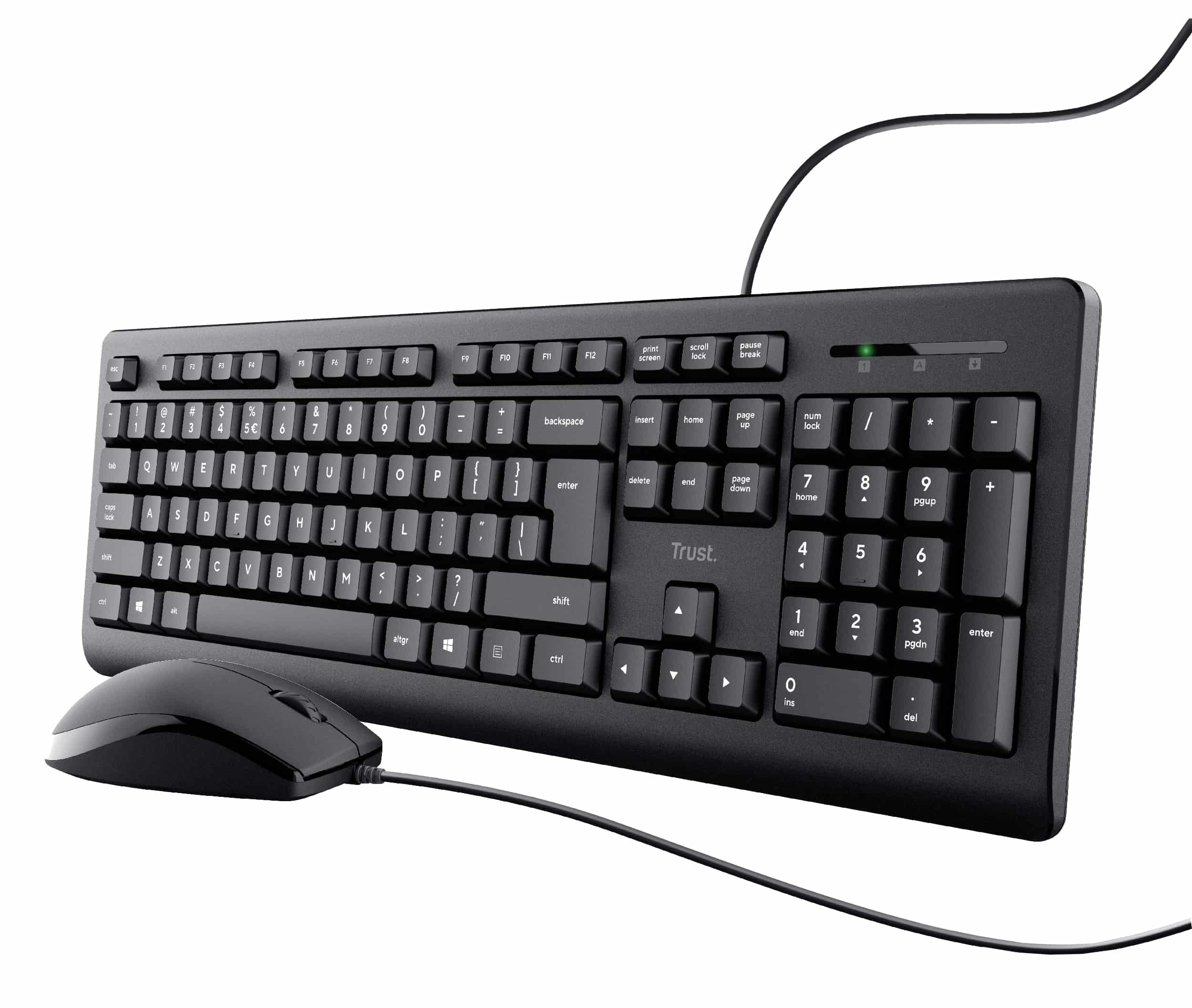 TRUST Tastatur- und Mausset TKM-250