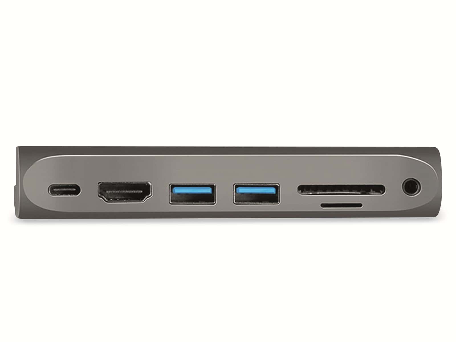LOGILINK USB-Dockingstation UA0385, für iPads, 3.2 Gen, 7-Port, USB-C PD