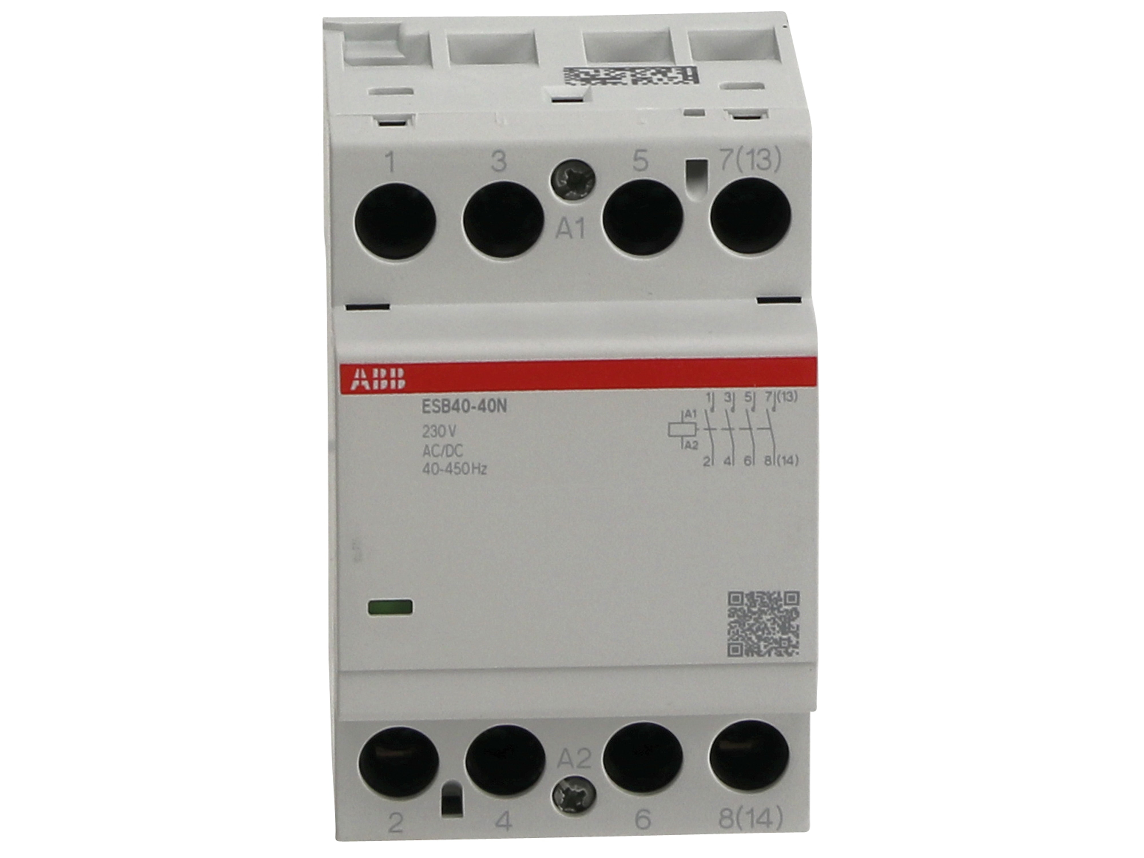 ABB Installationsschütz ESB40-40N-06, 40 A, 4S/0Ö, 230 V