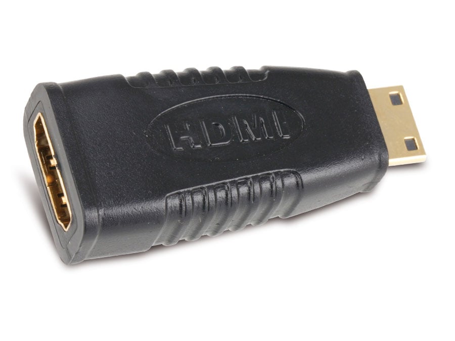 S-IMPULS HDMI-Adapter, Typ A Buchse/Typ C Stecker, schwarz