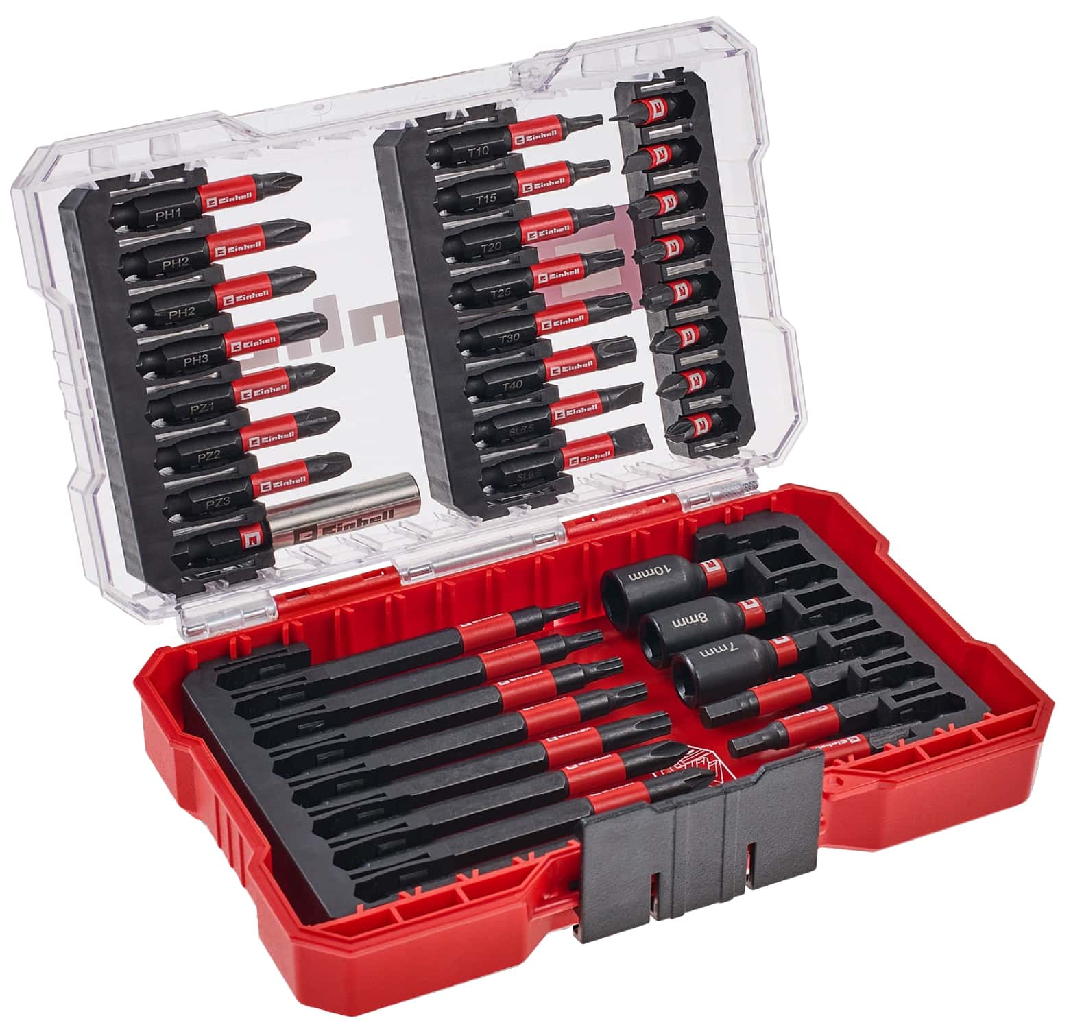 EINHELL Impact Bit-Set, 109250, M-Case, 38-teilig