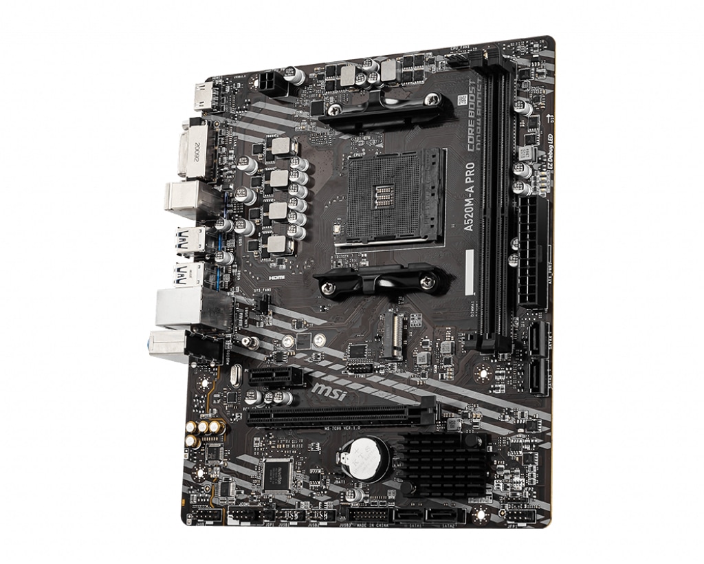 MSI Mainboard AM4 A520M-A PRO, mATX