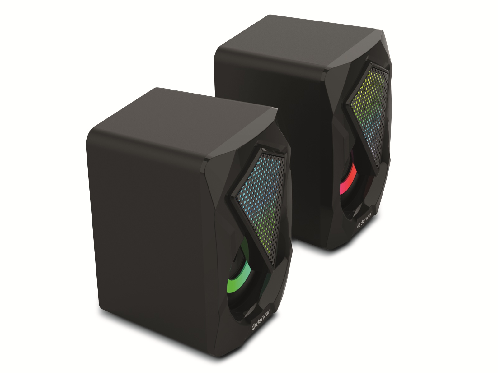 DENVER Gaming-Lautsprecher GAS-500, 2x 3 W, mit Lichtfunktion