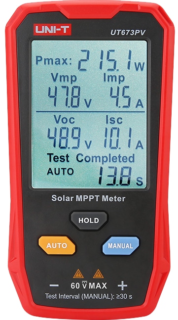 UNI-T Solar MPPT Messgerät UT673PV