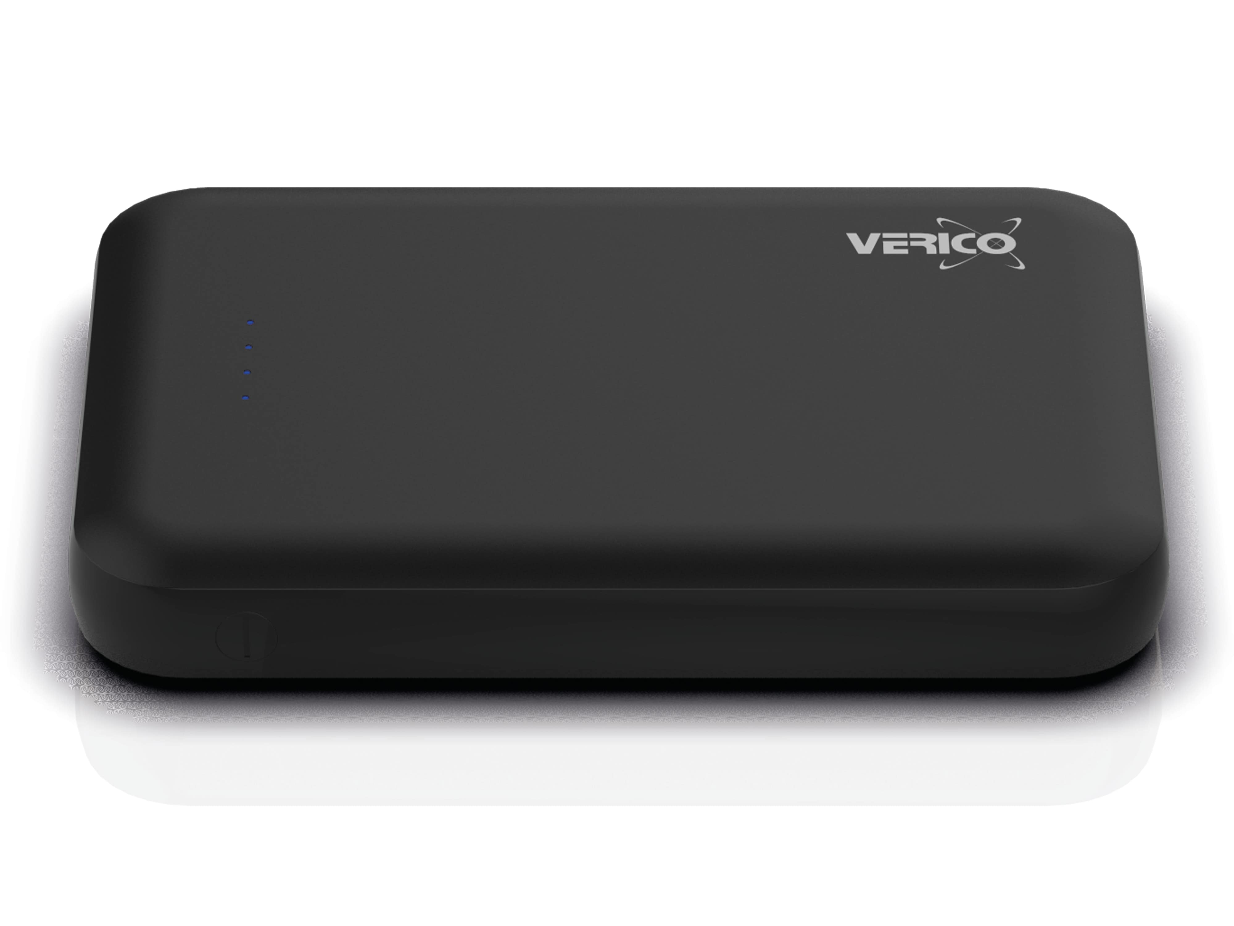 VERICO USB Powerbank Power Matrix, 5.000 mAh, schwarz