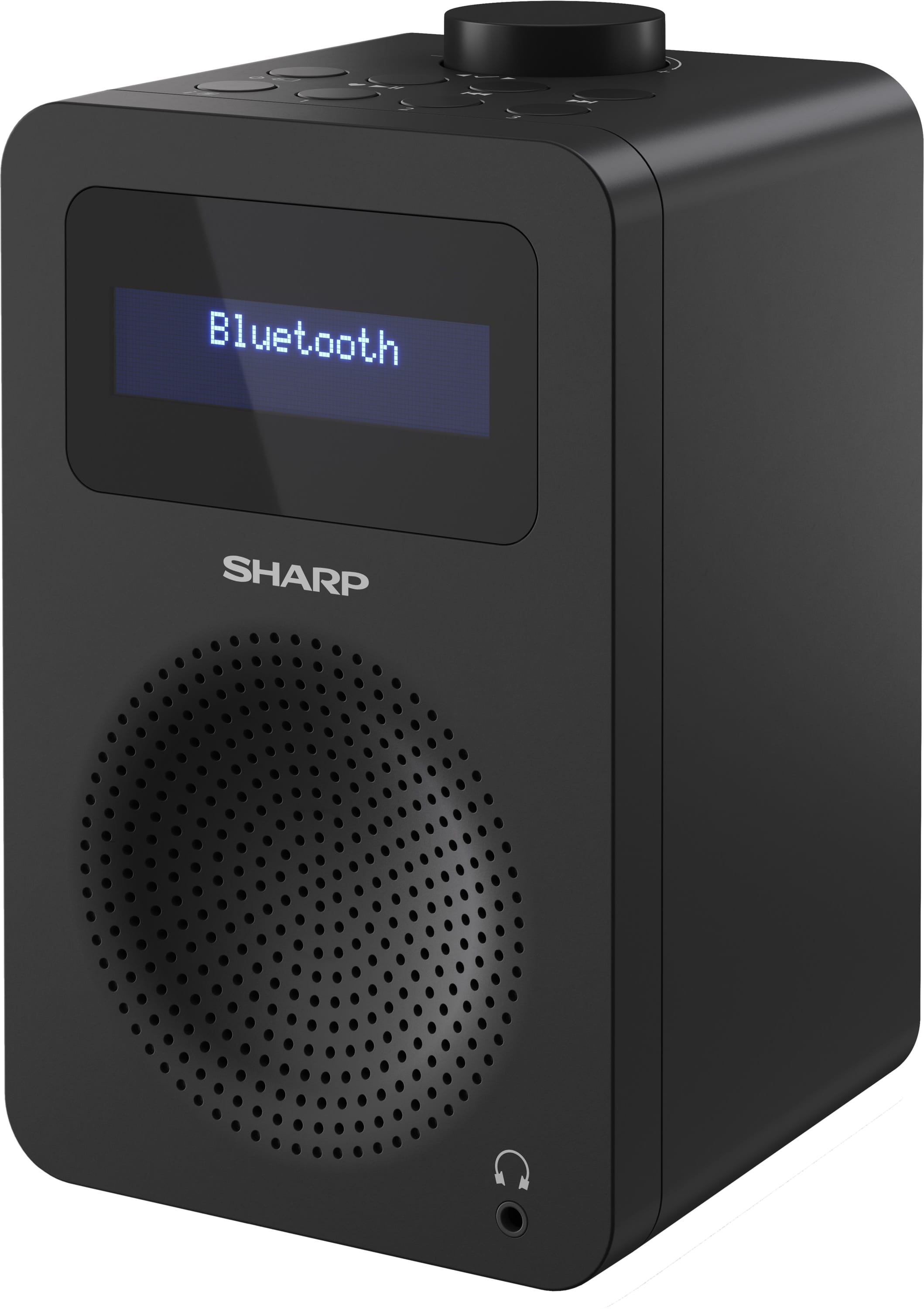 SHARP Digitalradio DR-430, schwarz, DBT+, Bluetooth