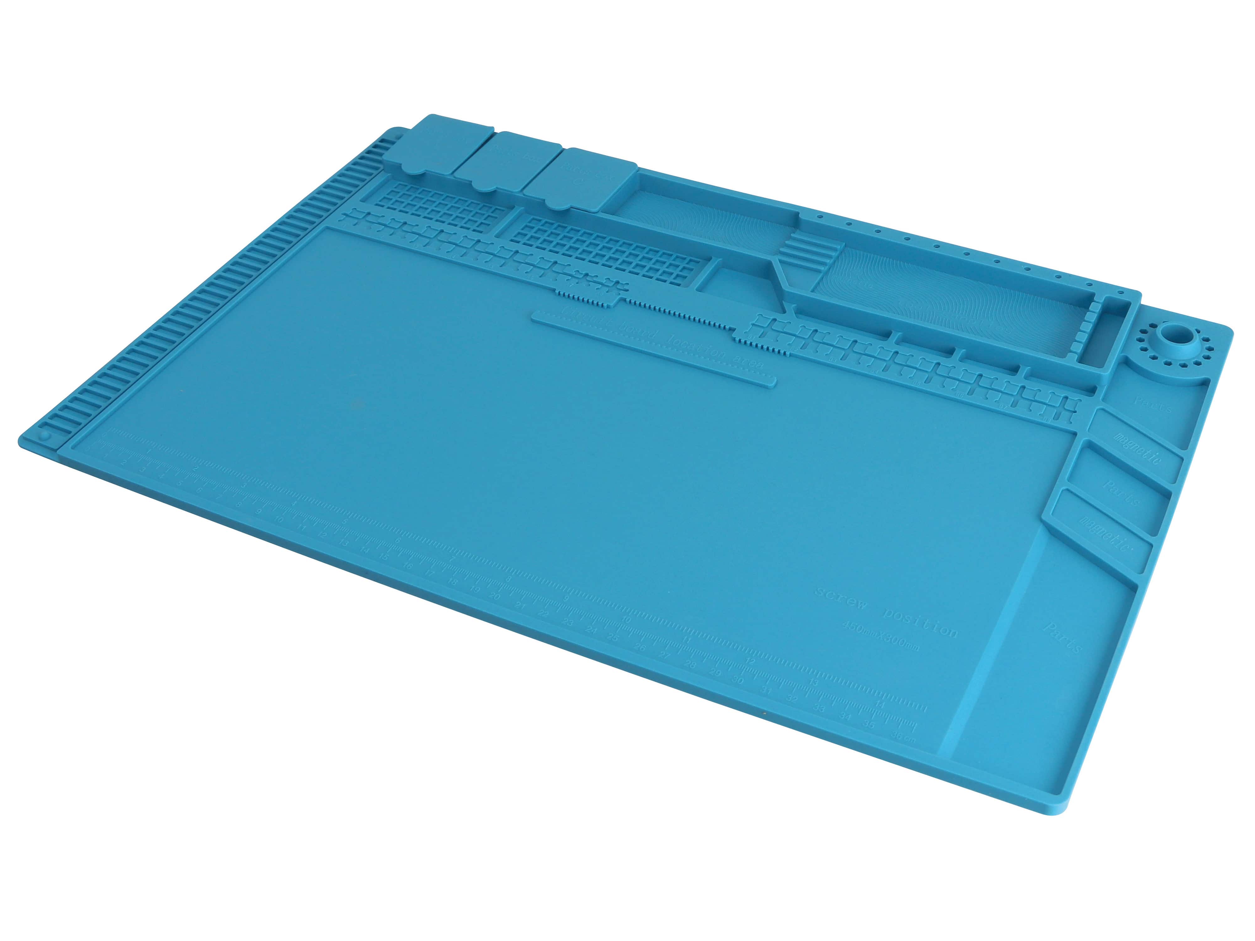 DAYTOOLS Silikon-Lötmatte S-160C, 45x30 cm, blau