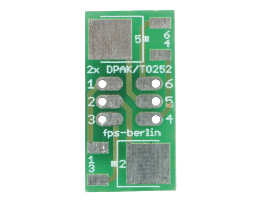 IC-Adapterplatine, 2x DPAK (TO252)