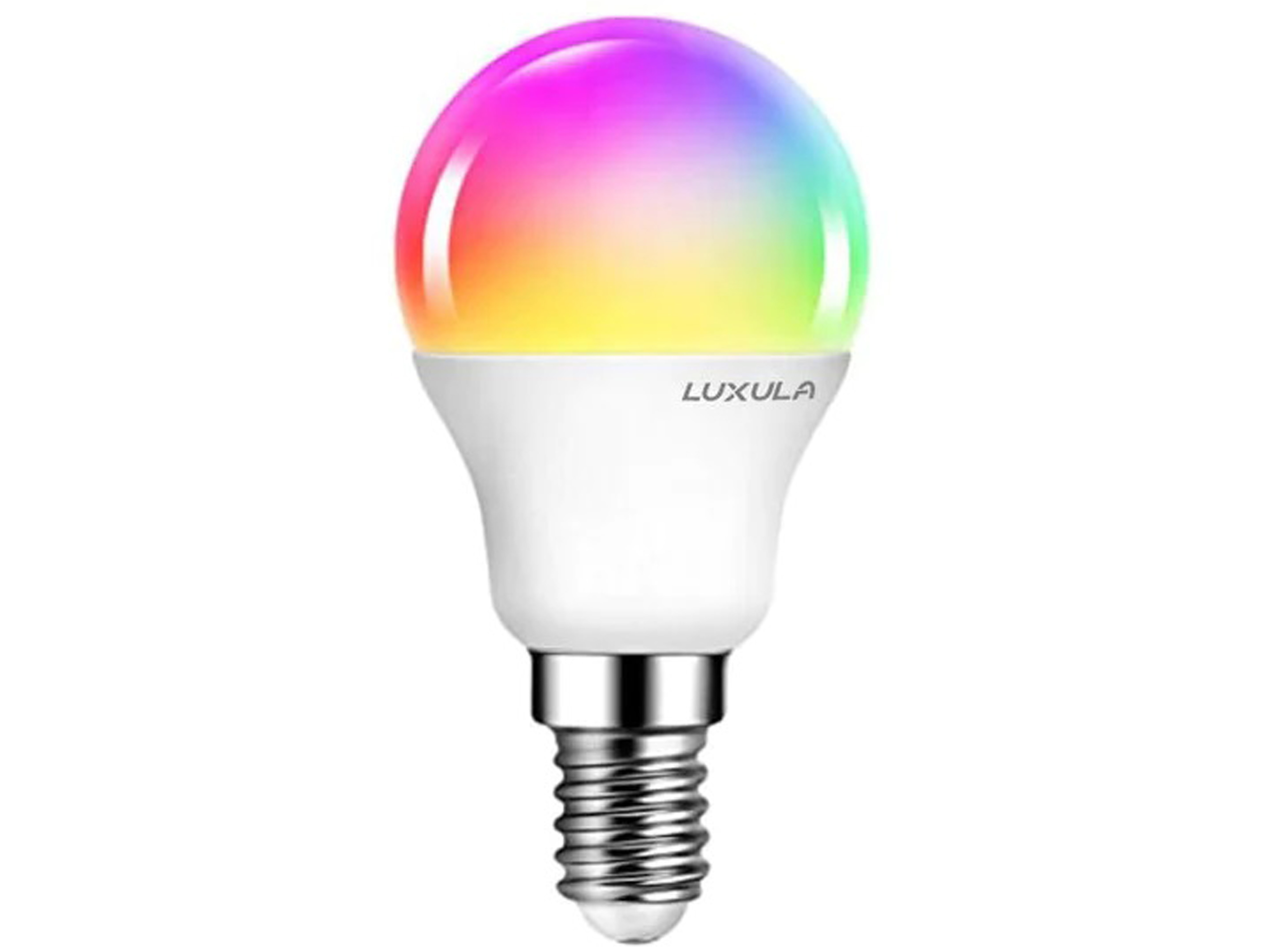 LUXULA LED-Lampe, Tropfenform, SMART, E14, EEK: F, 5W, 454lm, RGBTW