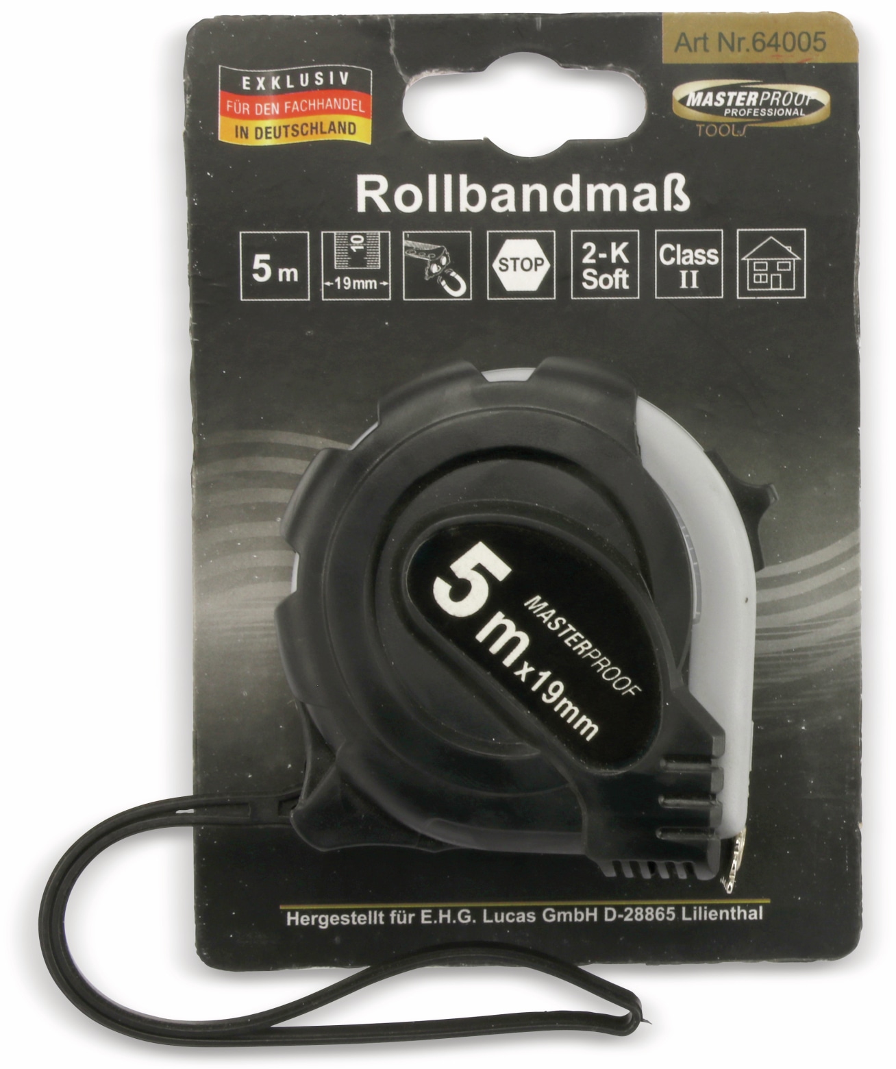 MASTERPROOF Rollenmaßband, 5 m