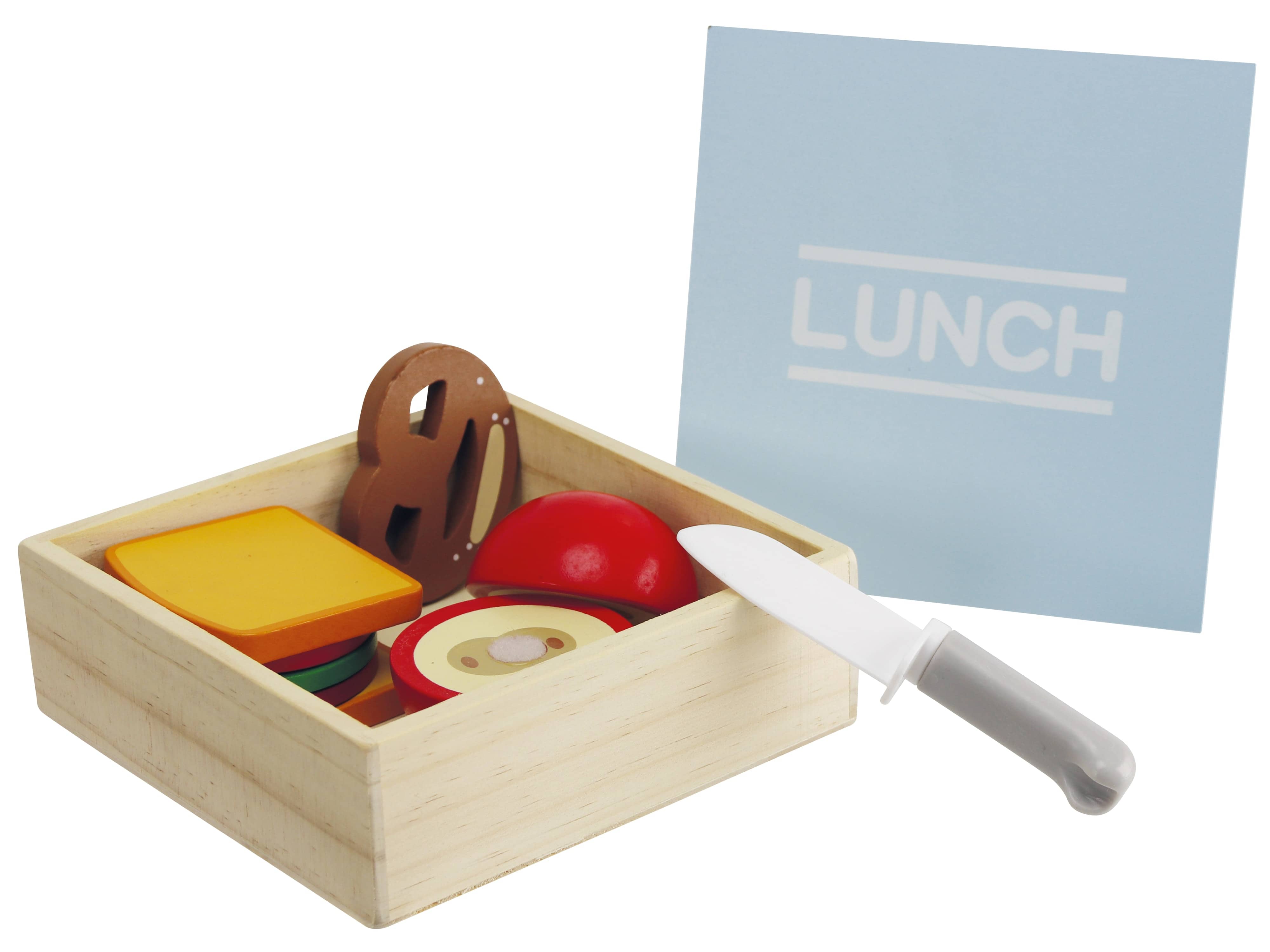 Holz- Lunchbox-Set, 11-tlg.