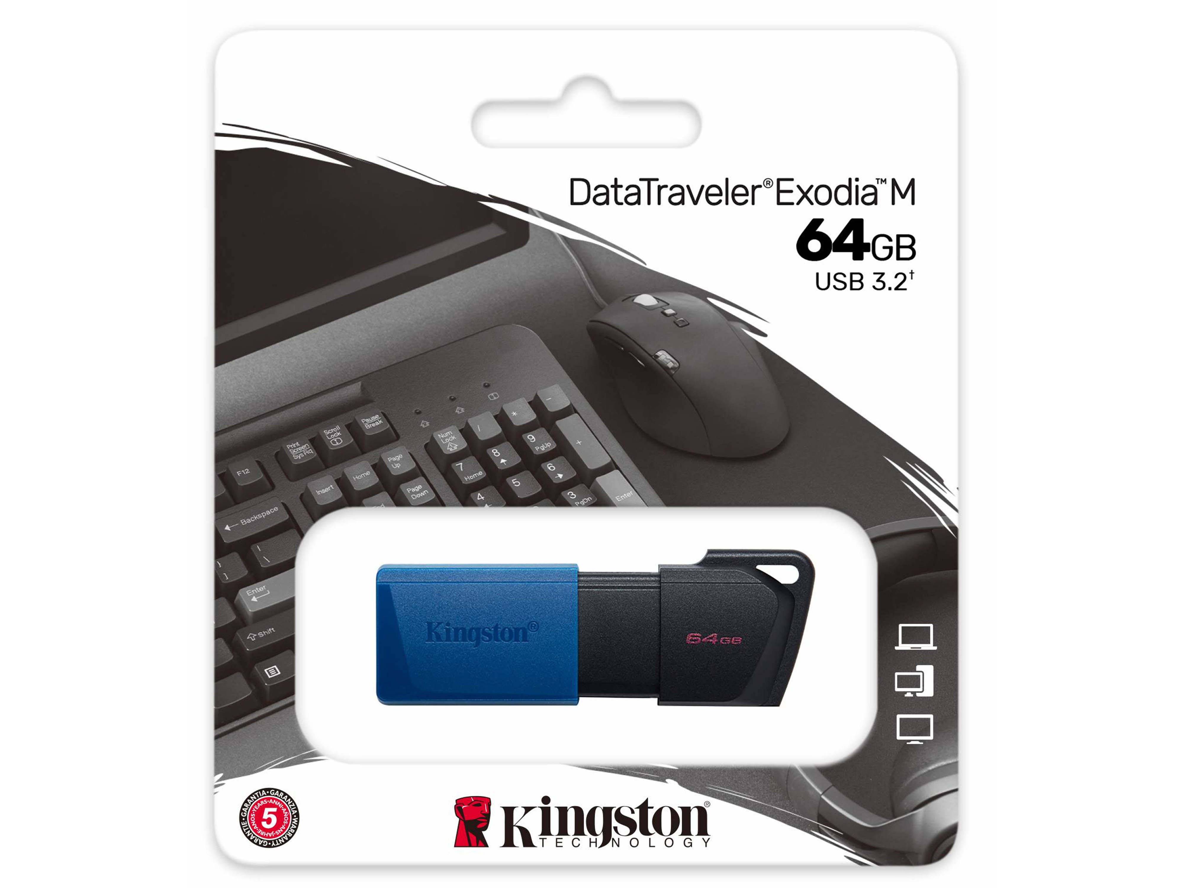 KINGSTON USB 3.0-Stick DataTraveler Exodia M 64GB