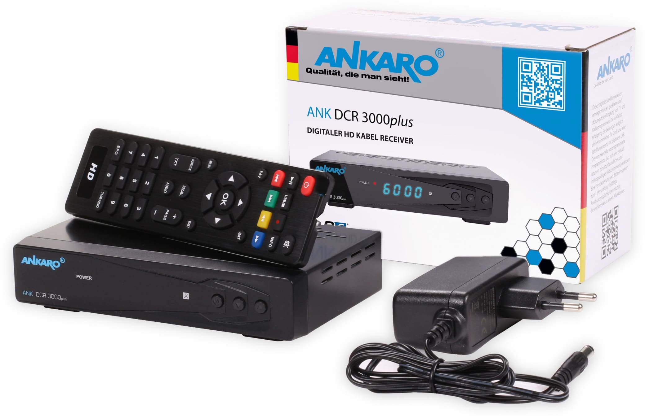 ANKARO DVB-C HDTV-Receiver DCR 3000plus, PVR