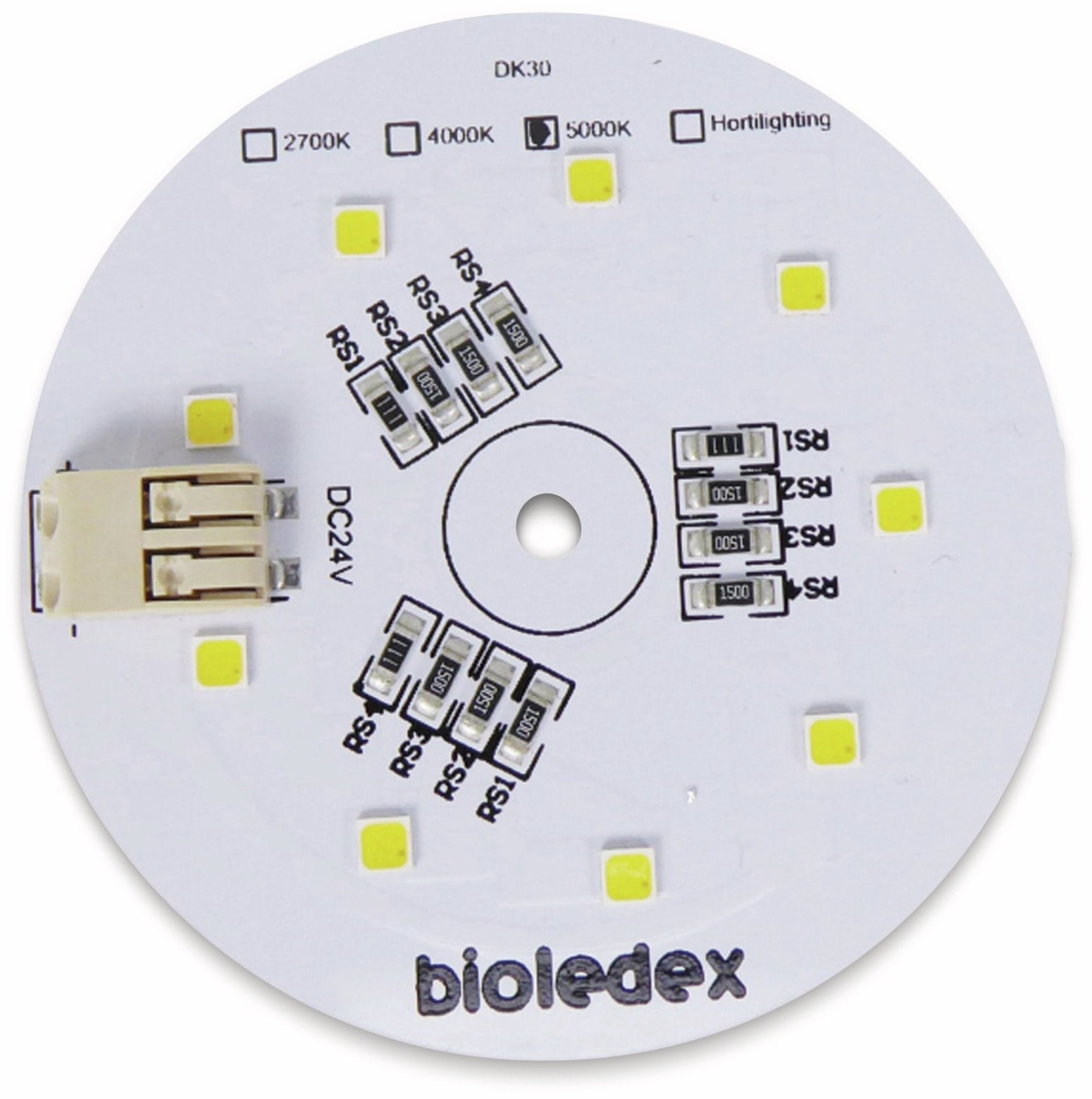 BIOLEDEX LED Modul für Pflanzenbeleuchtung, Ø60 mm, 24 V-, 9 W, 3500 K