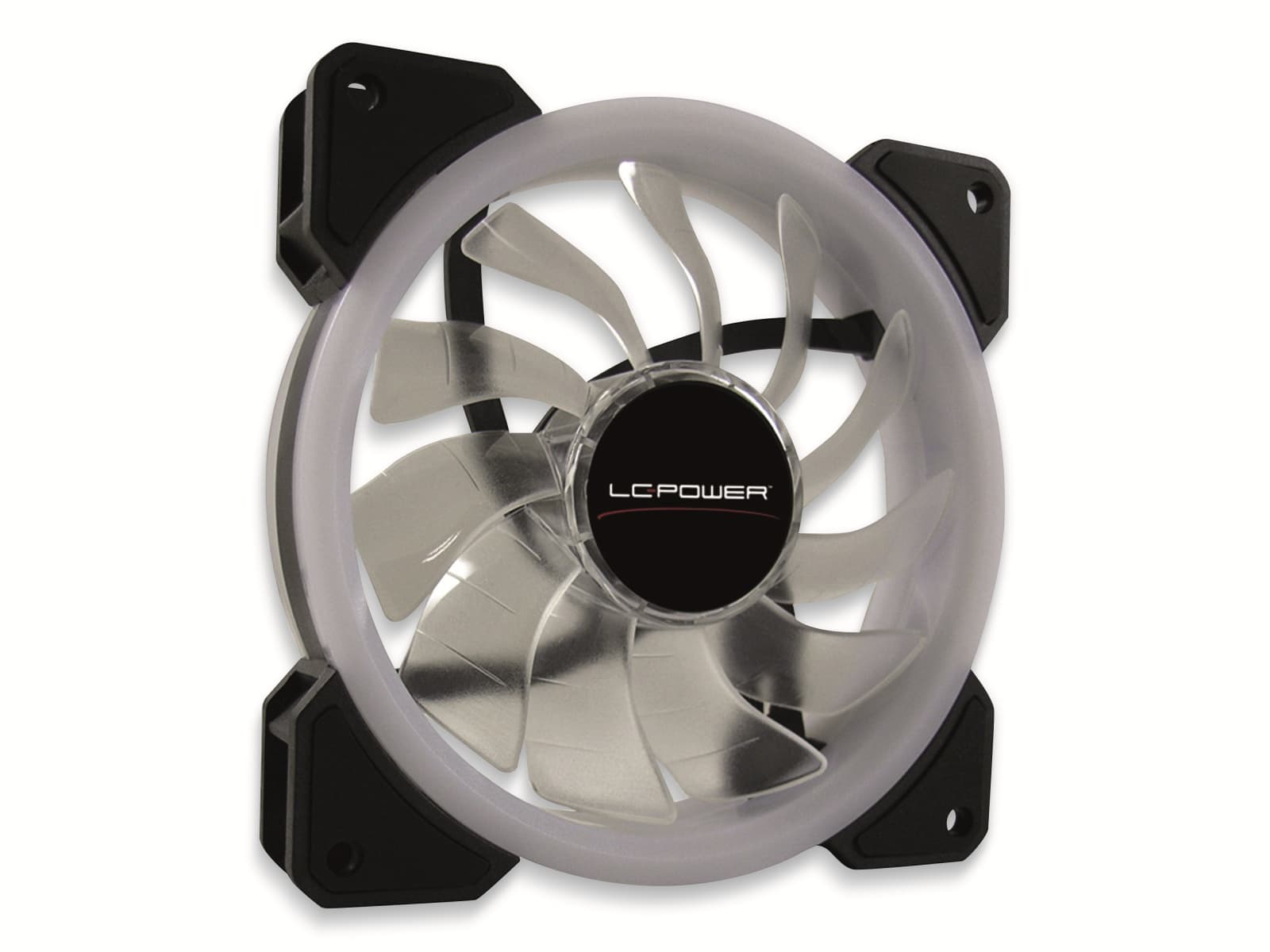 LC POWER CPU-Lüfter LC-CF-120-PRO, 120mm, 4 pin PWM, Anti-Vibrations-Rahmen